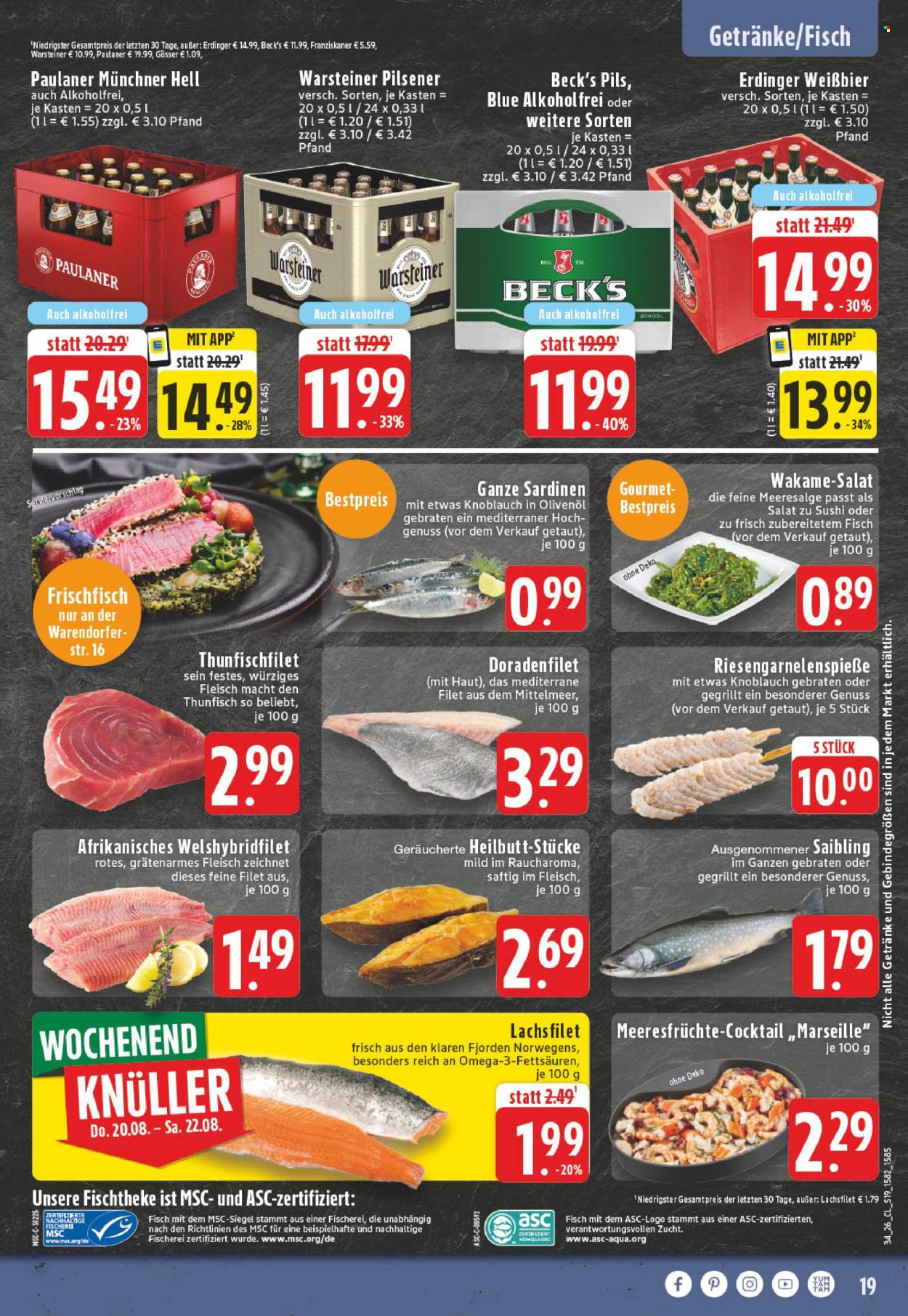 Edeka Prospekte  - 17.8.2026 - 22.8.2026. Seite 19