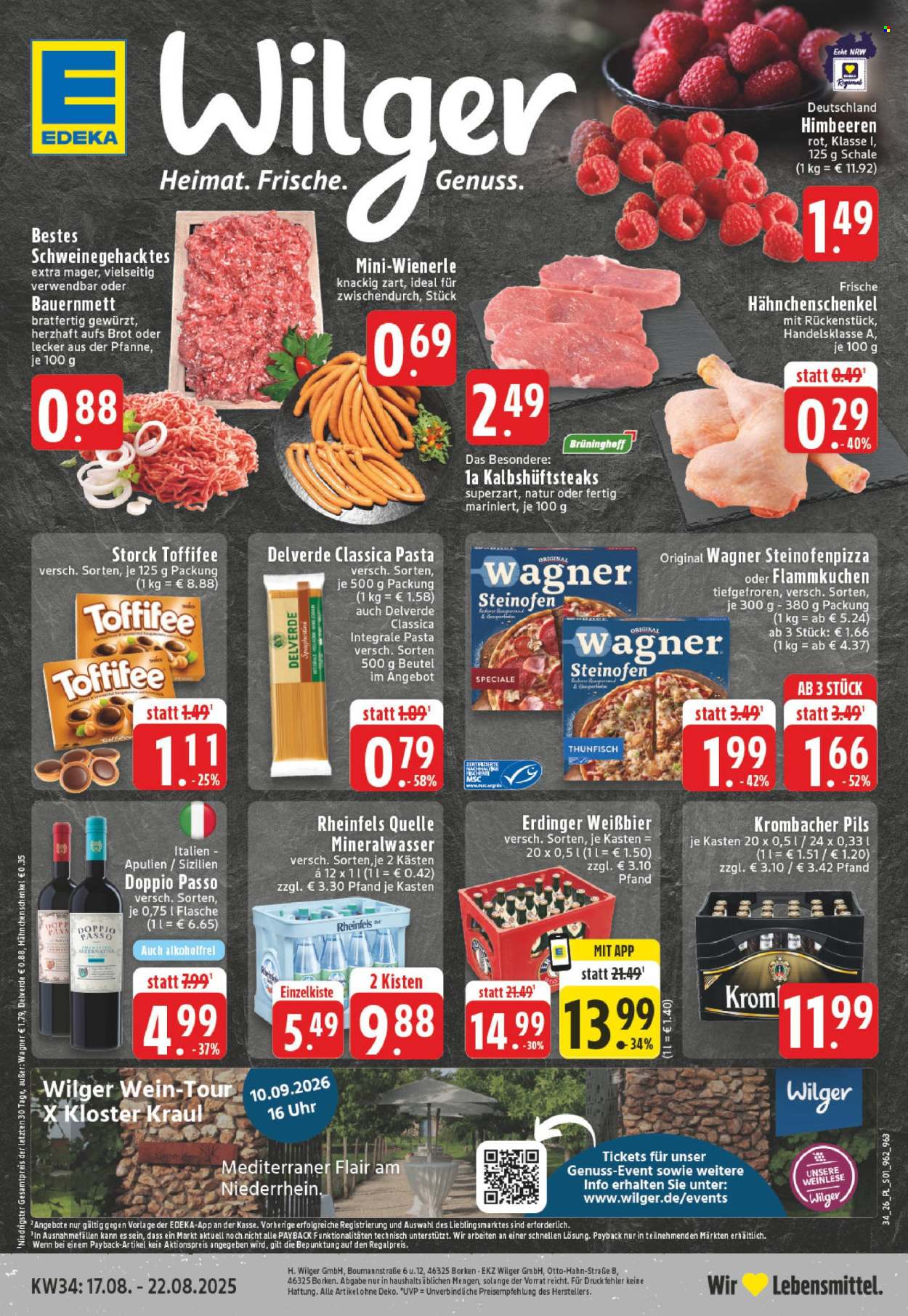 Edeka Prospekte  - 17.8.2026 - 22.8.2026. Seite 1
