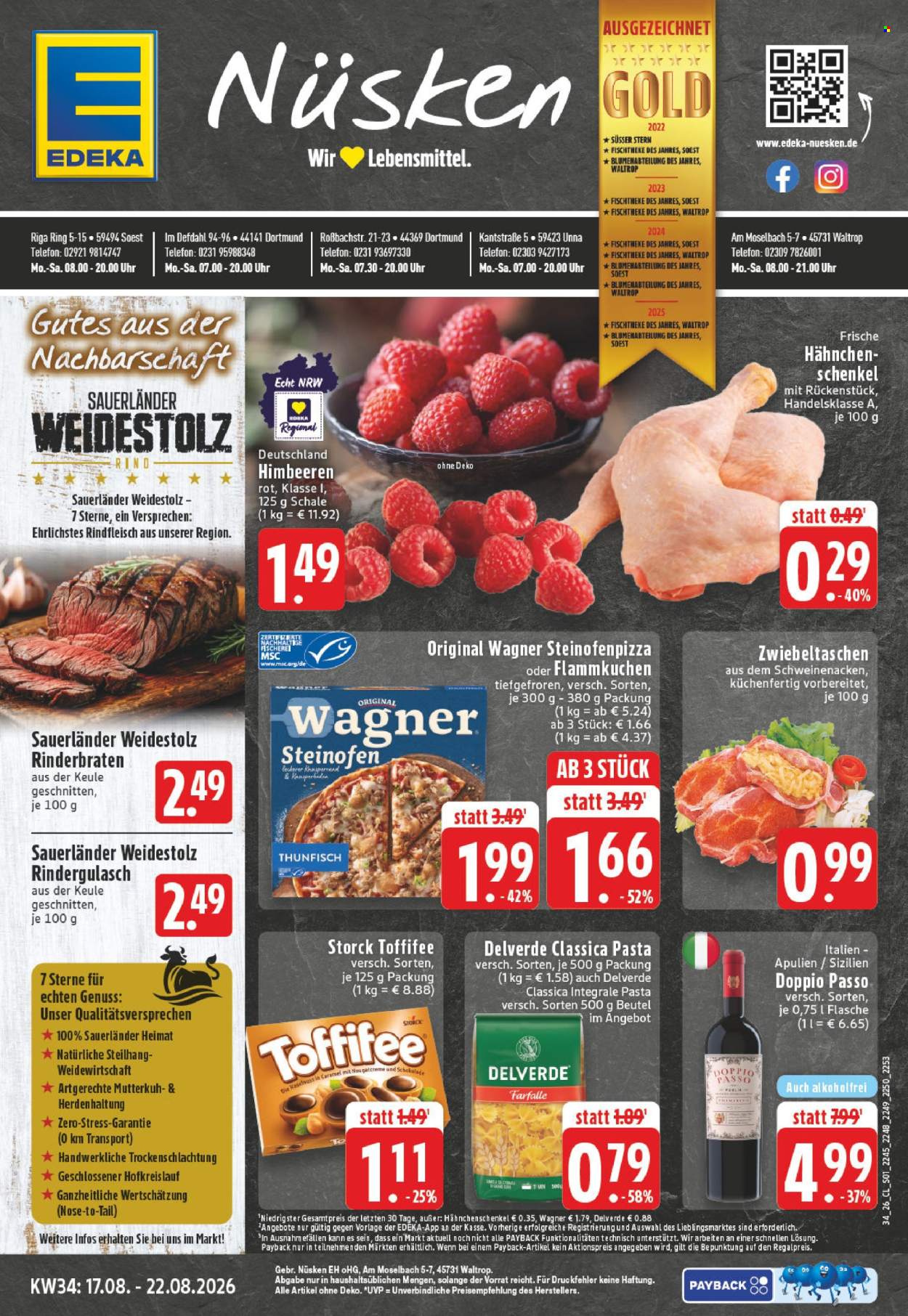 E center Prospekte  - 17.8.2026 - 22.8.2026. Seite 1