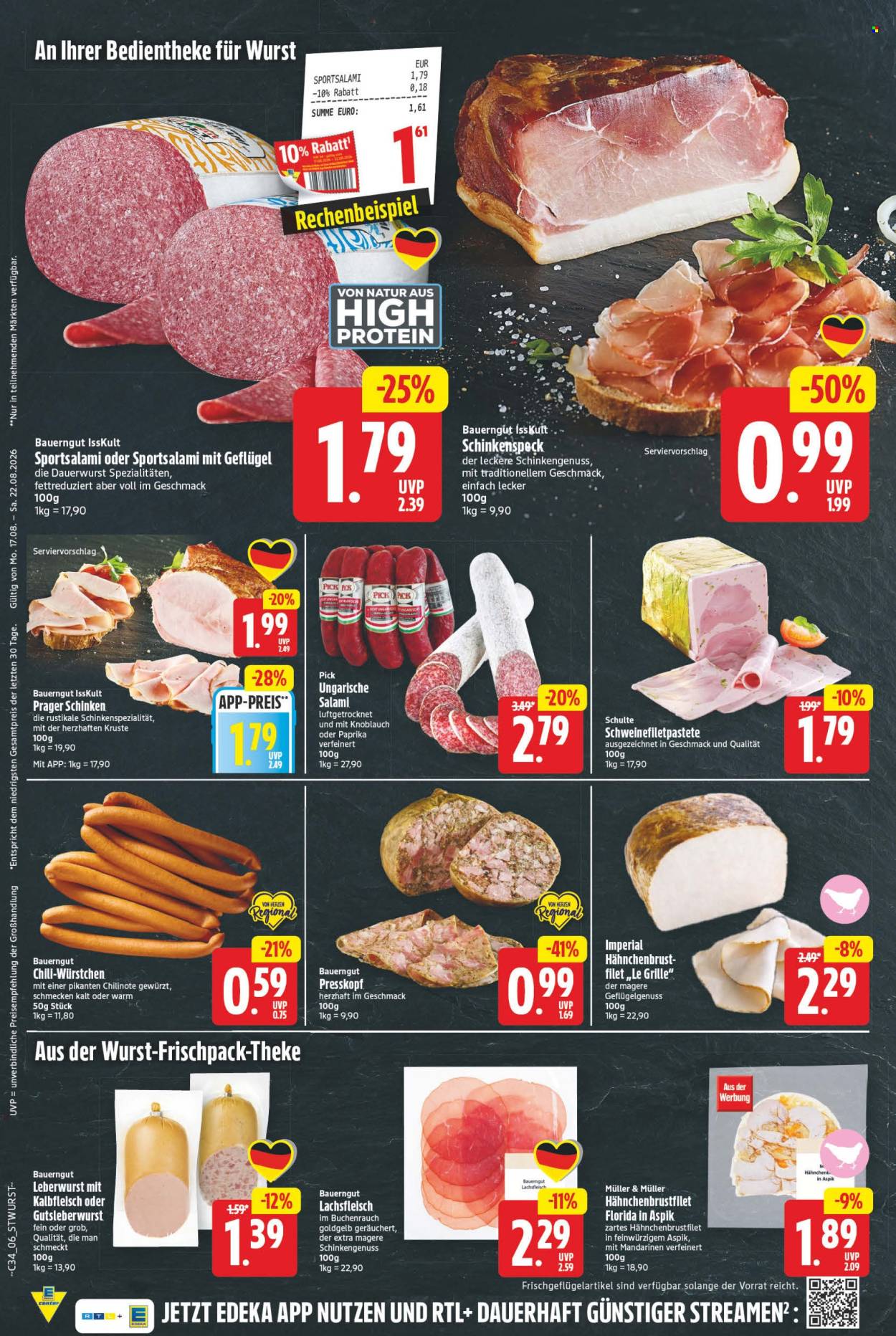 E center Prospekte  - 17.8.2026 - 22.8.2026. Seite 6