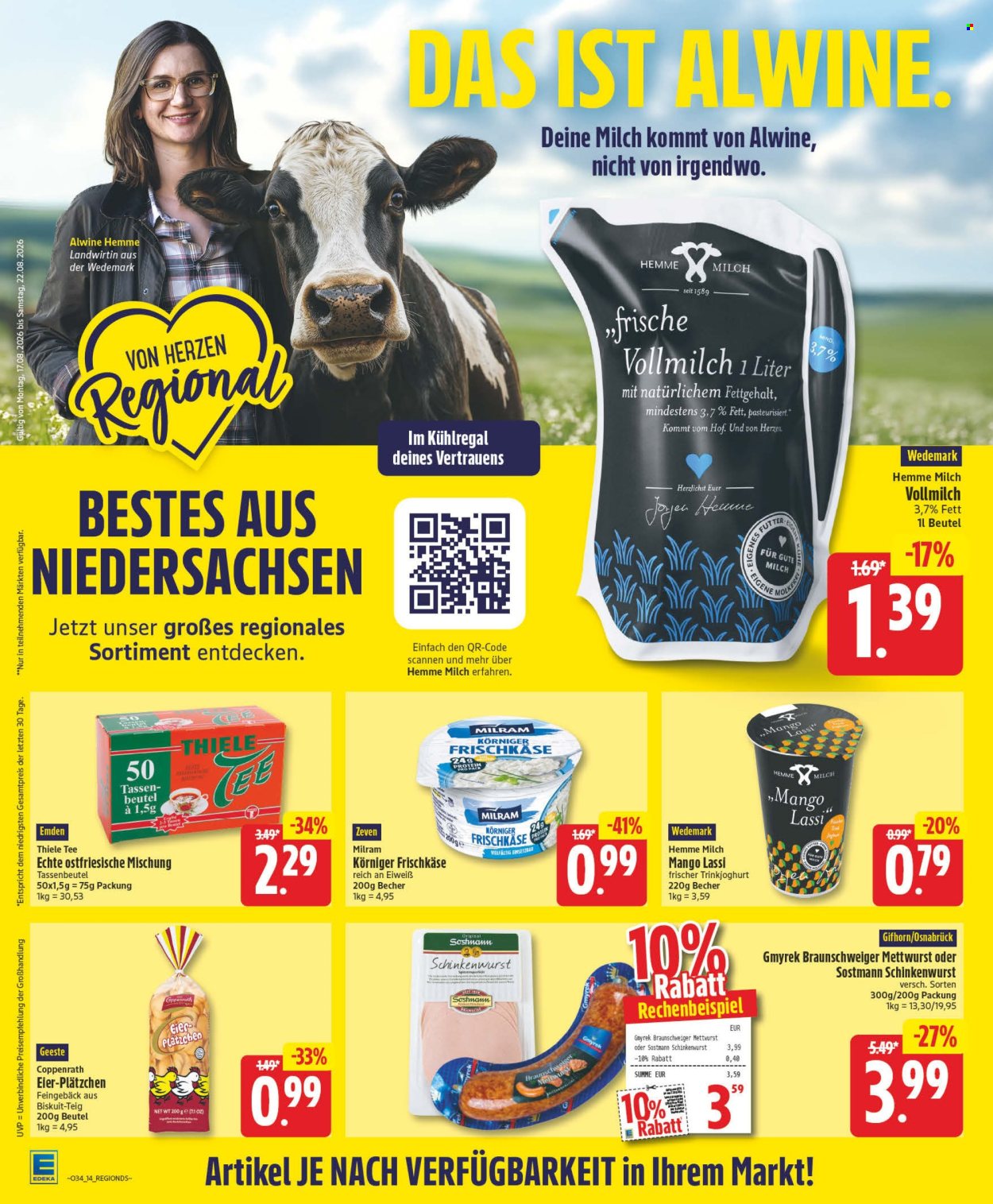 Edeka Prospekte  - 17.8.2026 - 22.8.2026. Seite 14