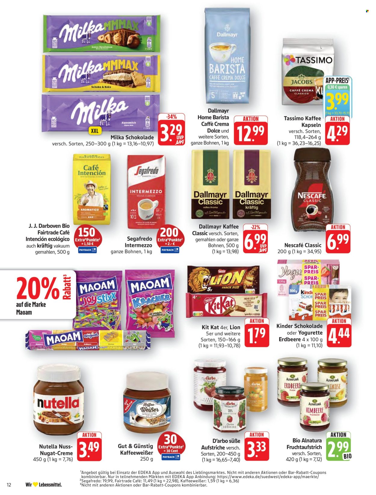Edeka Prospekte  - 17.8.2026 - 22.8.2026. Seite 12