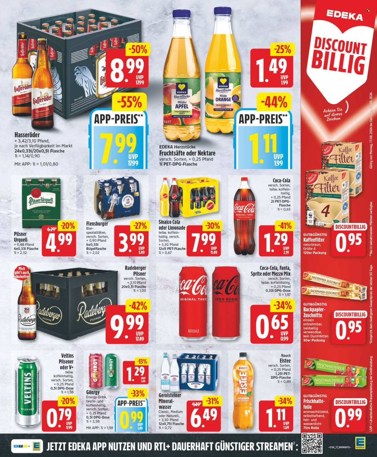 Edeka Prospekte  - 17.8.2026 - 22.8.2026. Seite 17