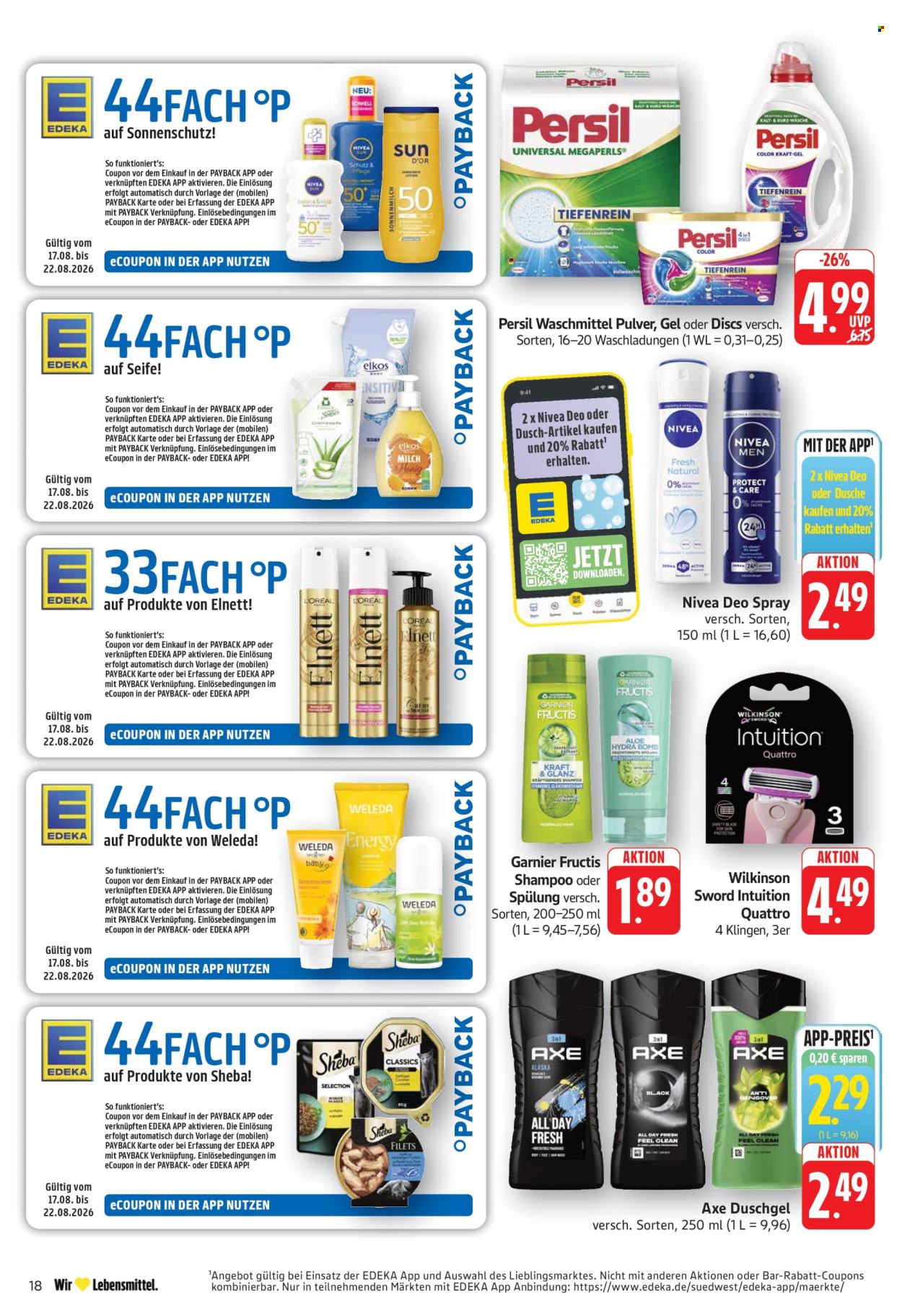 E center Prospekte  - 17.8.2026 - 22.8.2026. Seite 18