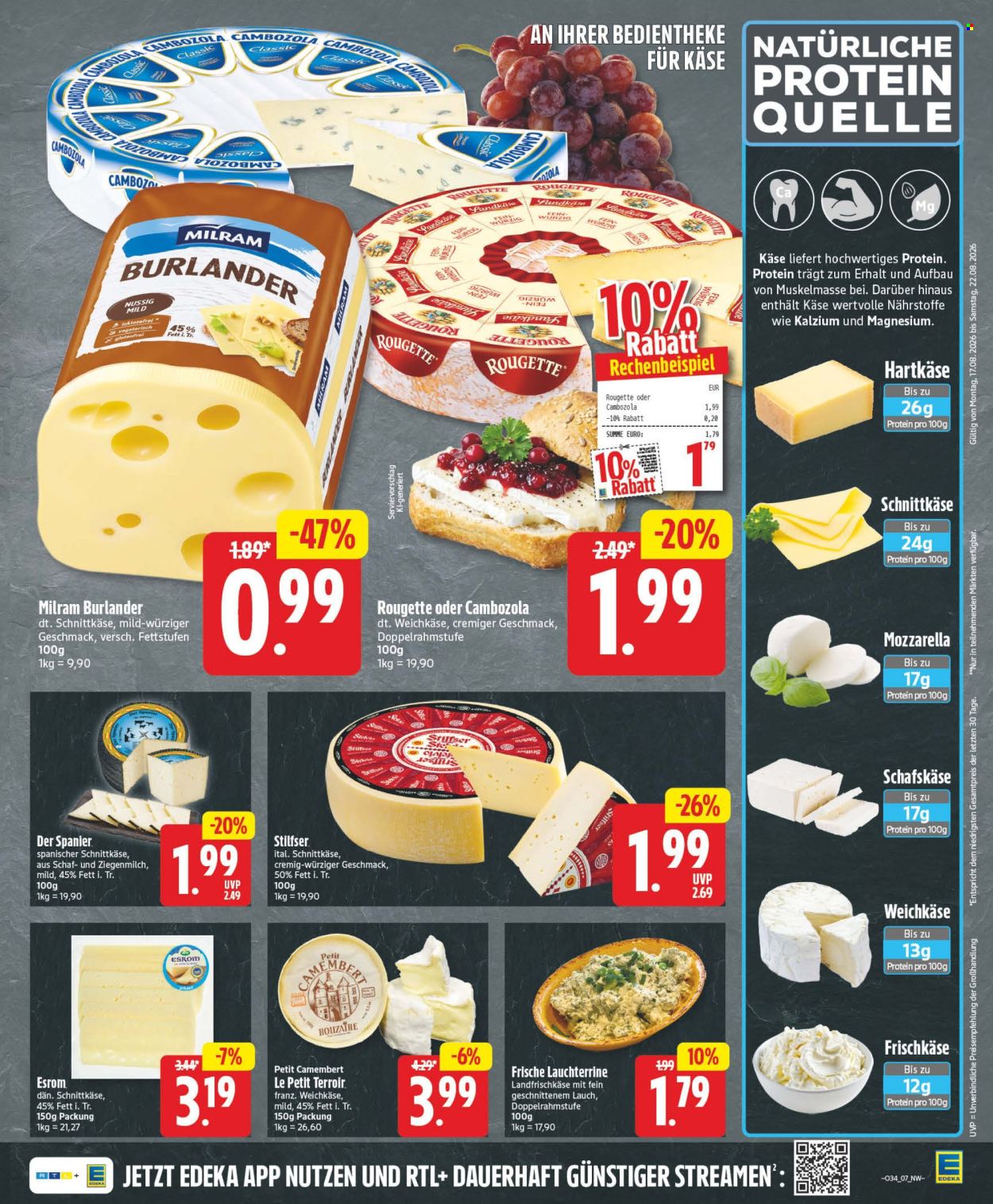Edeka Prospekte  - 17.8.2026 - 22.8.2026. Seite 7