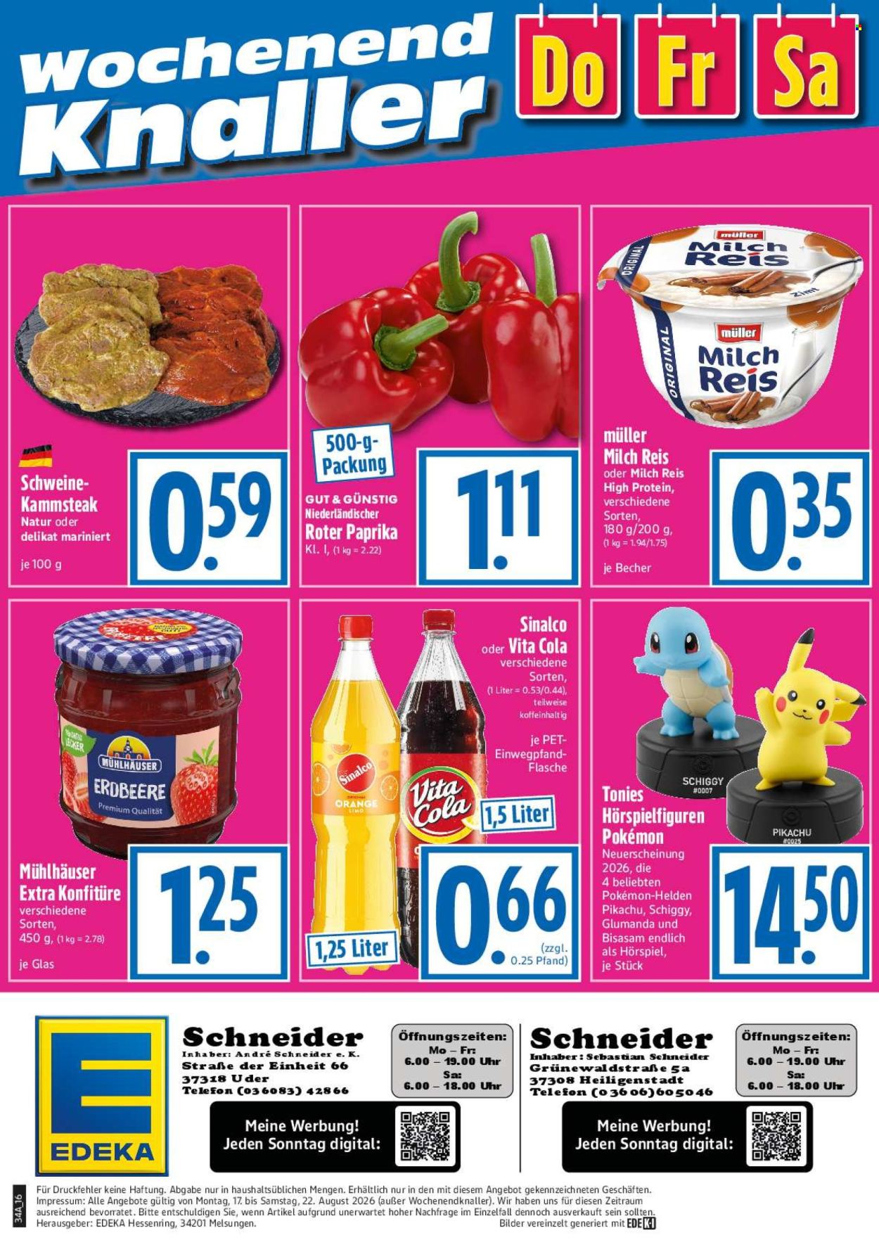 Edeka Prospekte  - 17.8.2026 - 22.8.2026. Seite 16