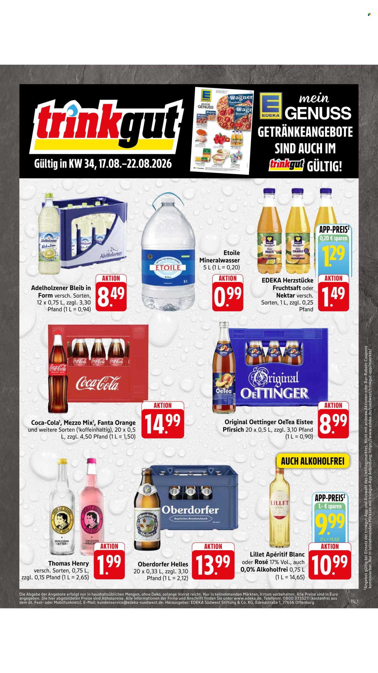Edeka Prospekte  - 17.8.2026 - 22.8.2026. Seite 42