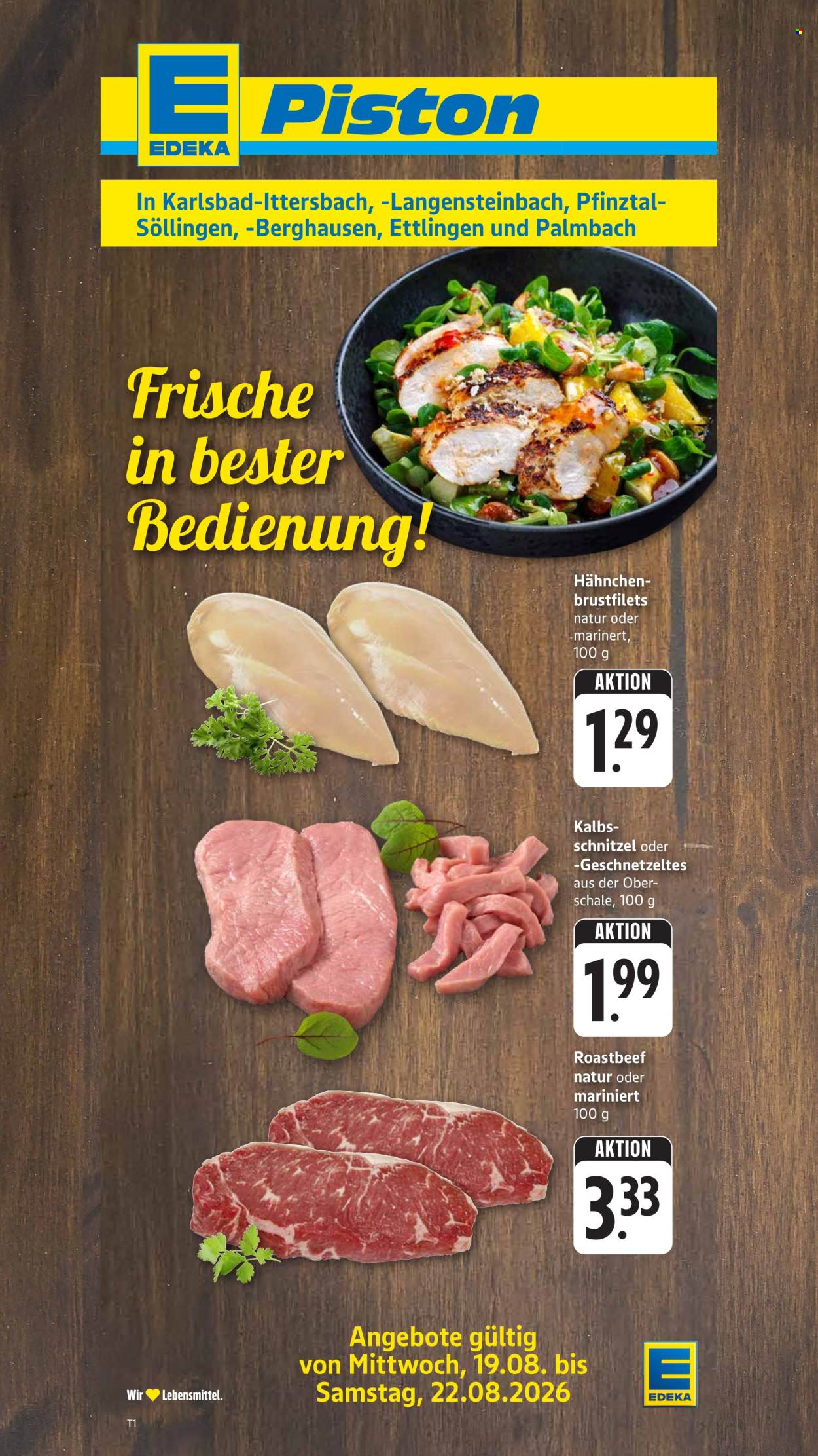 Edeka Prospekte  - 17.8.2026 - 22.8.2026. Seite 1