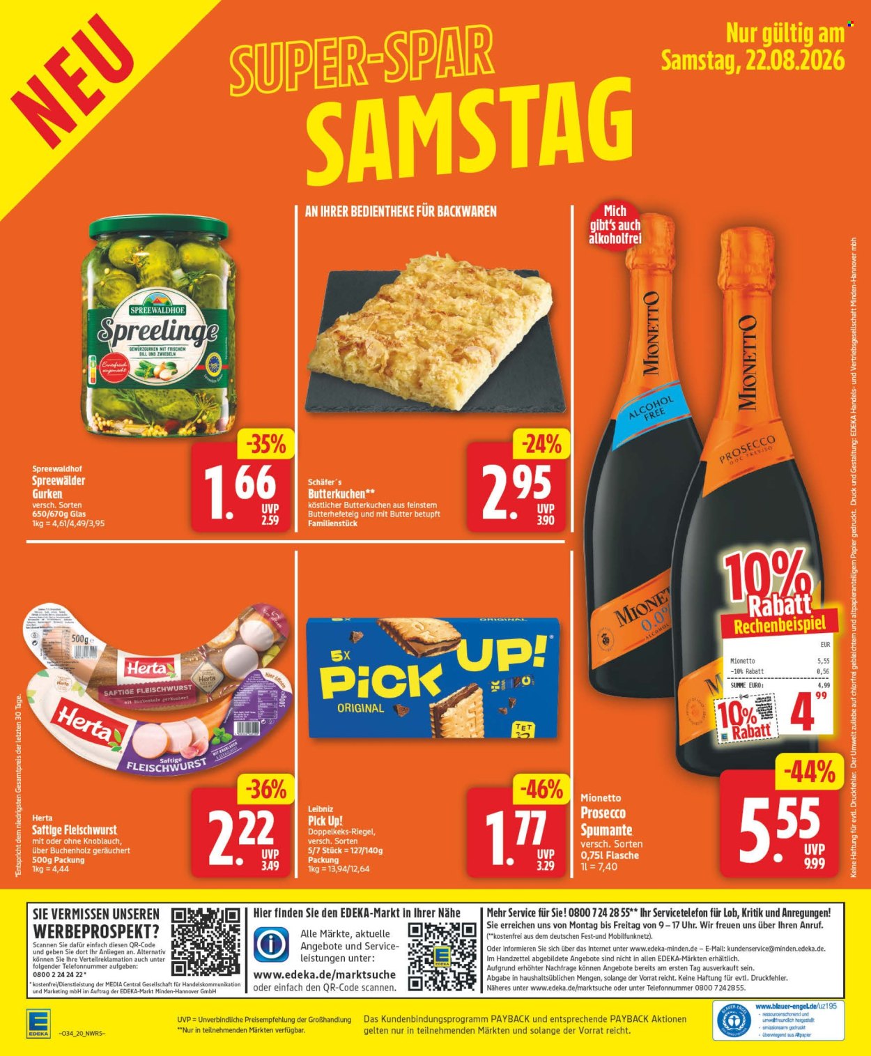 Edeka Prospekte  - 17.8.2026 - 22.8.2026. Seite 20