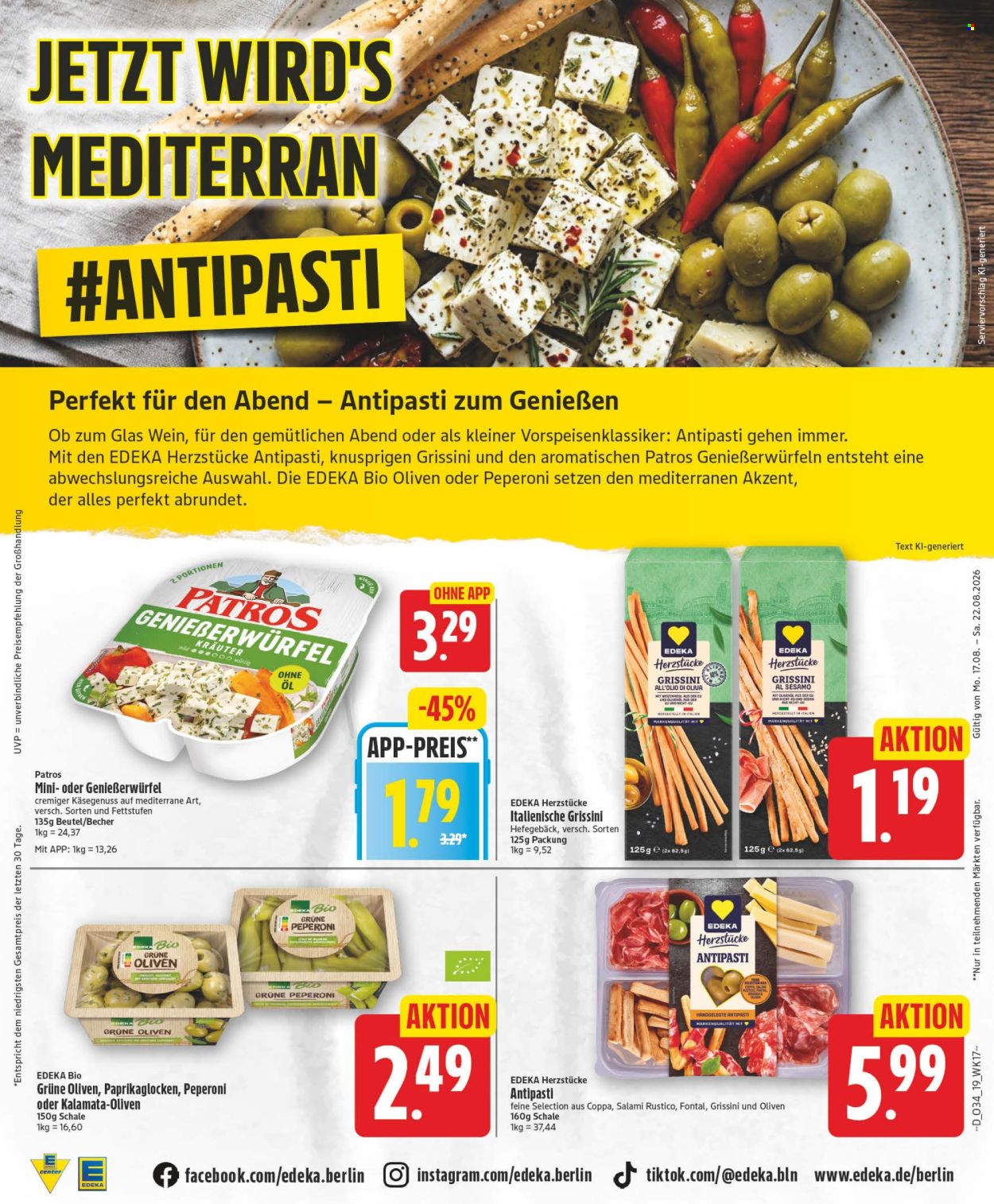 Edeka Prospekte  - 17.8.2026 - 22.8.2026. Seite 19