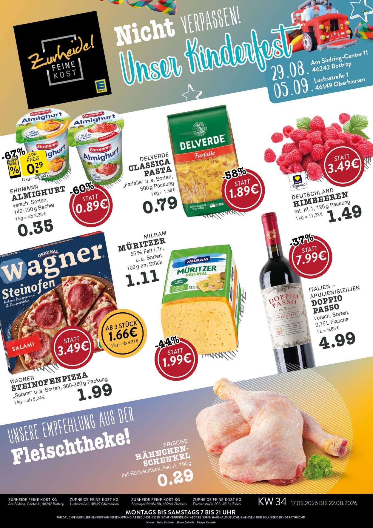 E center Prospekte  - 17.8.2026 - 22.8.2026. Seite 1
