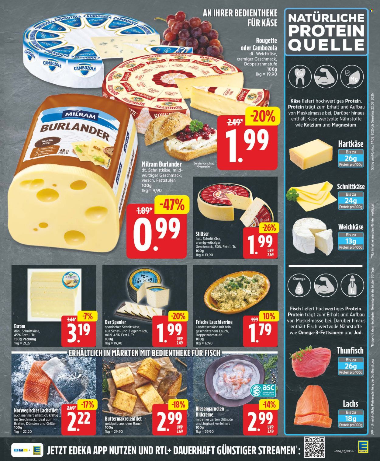 Edeka Prospekte  - 17.8.2026 - 22.8.2026. Seite 7