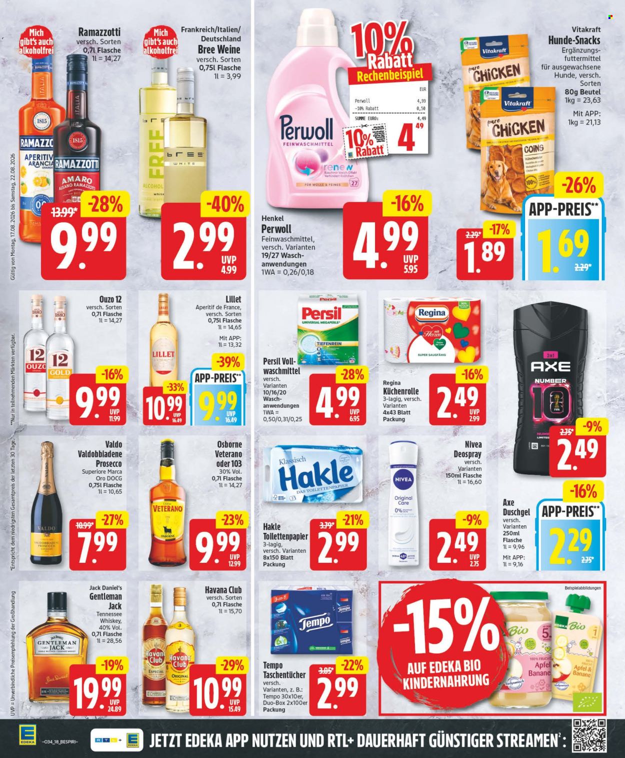 Edeka Prospekte  - 17.8.2026 - 22.8.2026. Seite 18