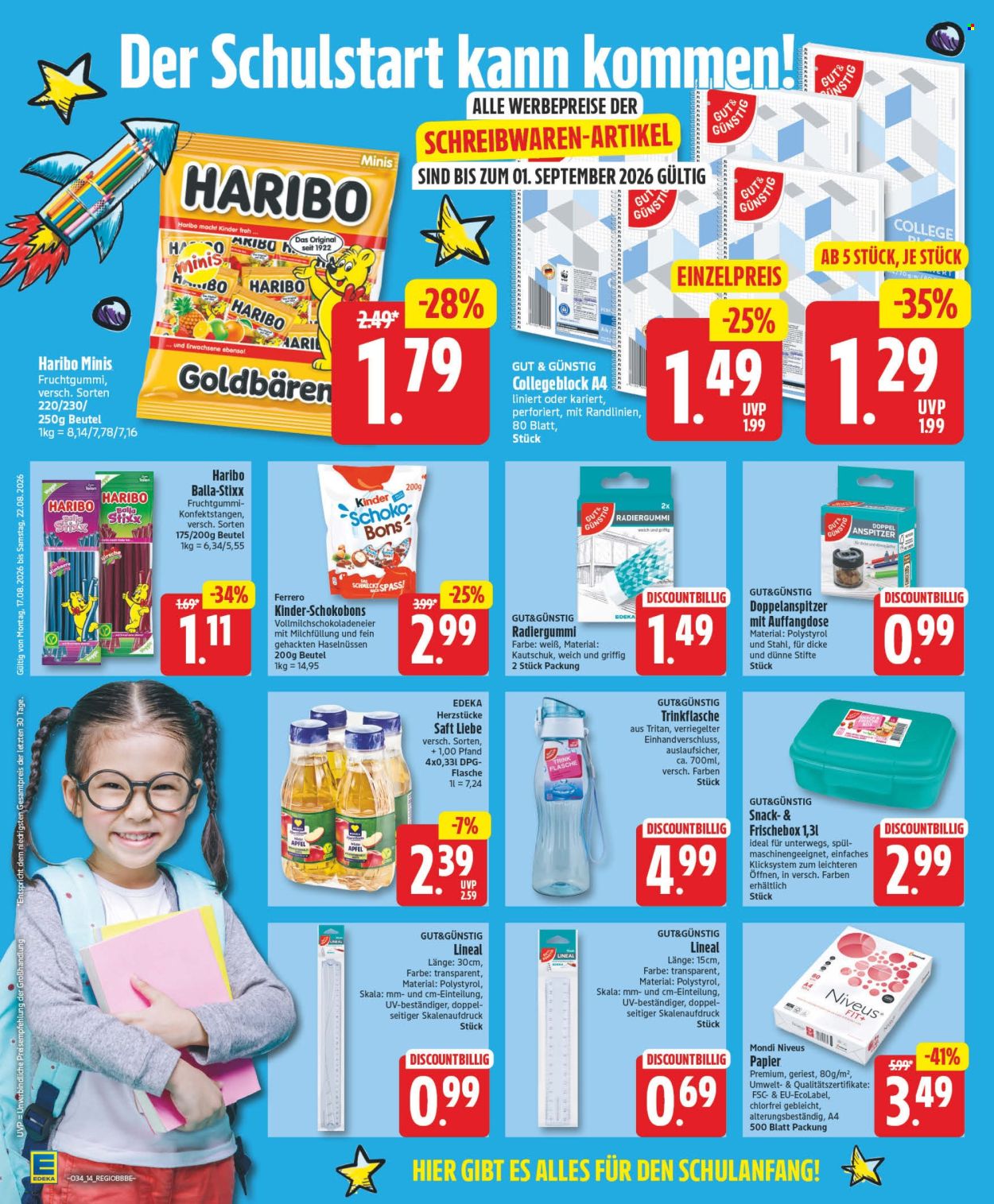 Edeka Prospekte  - 17.8.2026 - 22.8.2026. Seite 14