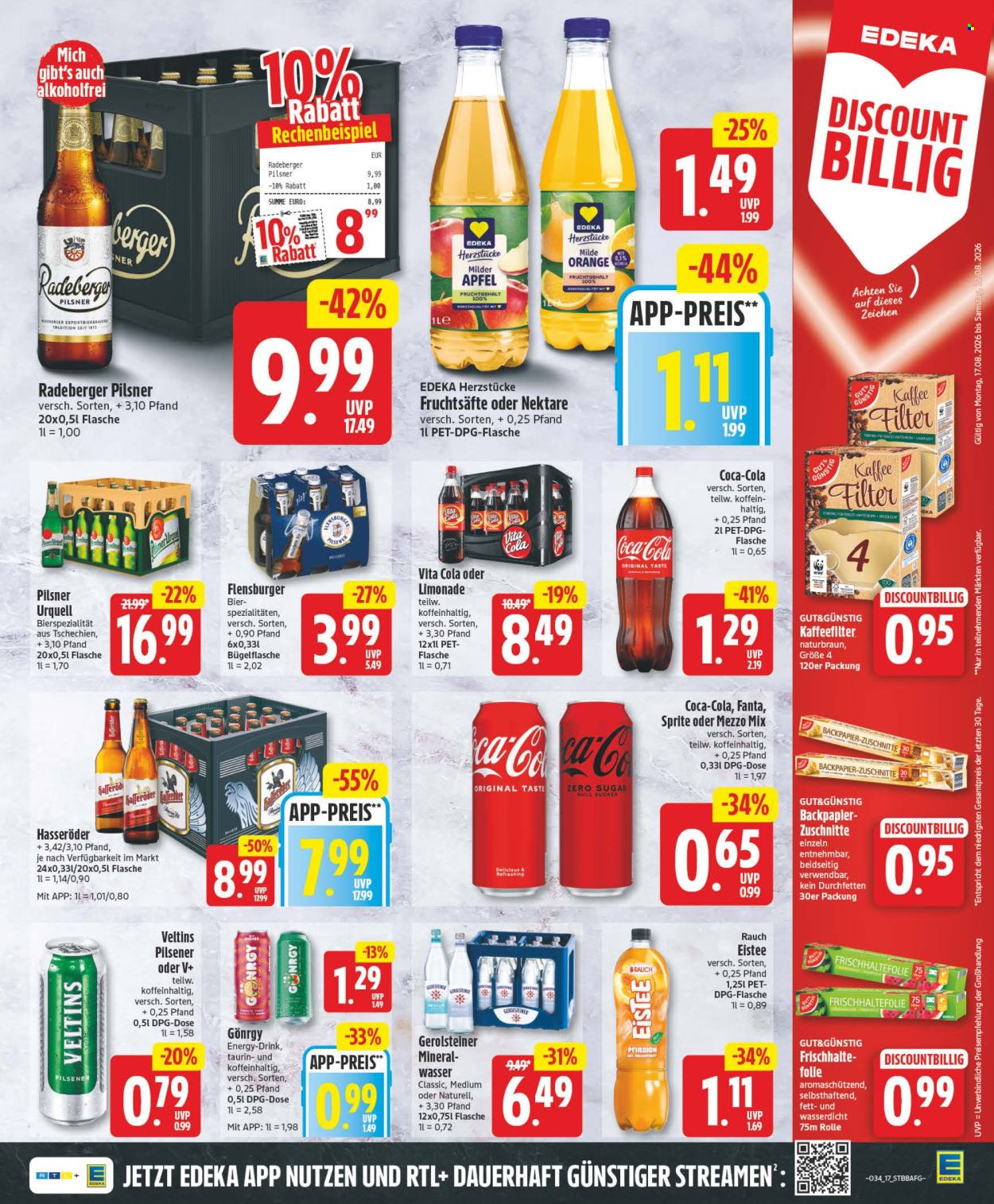 Edeka Prospekte  - 17.8.2026 - 22.8.2026. Seite 17
