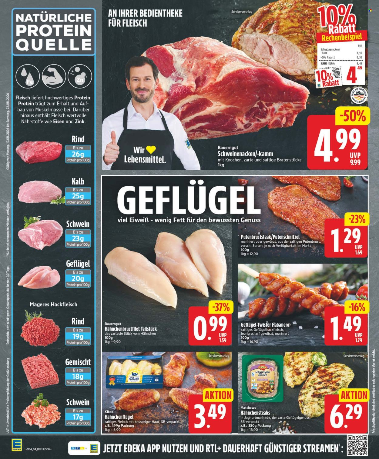 Edeka Prospekte  - 17.8.2026 - 22.8.2026. Seite 4