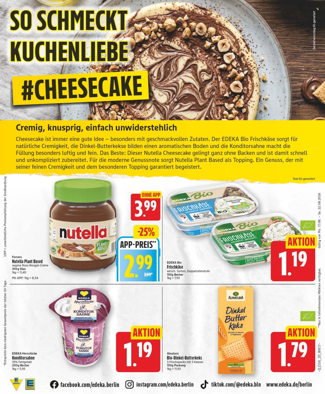 Edeka Prospekte  - 17.8.2026 - 22.8.2026. Seite 20