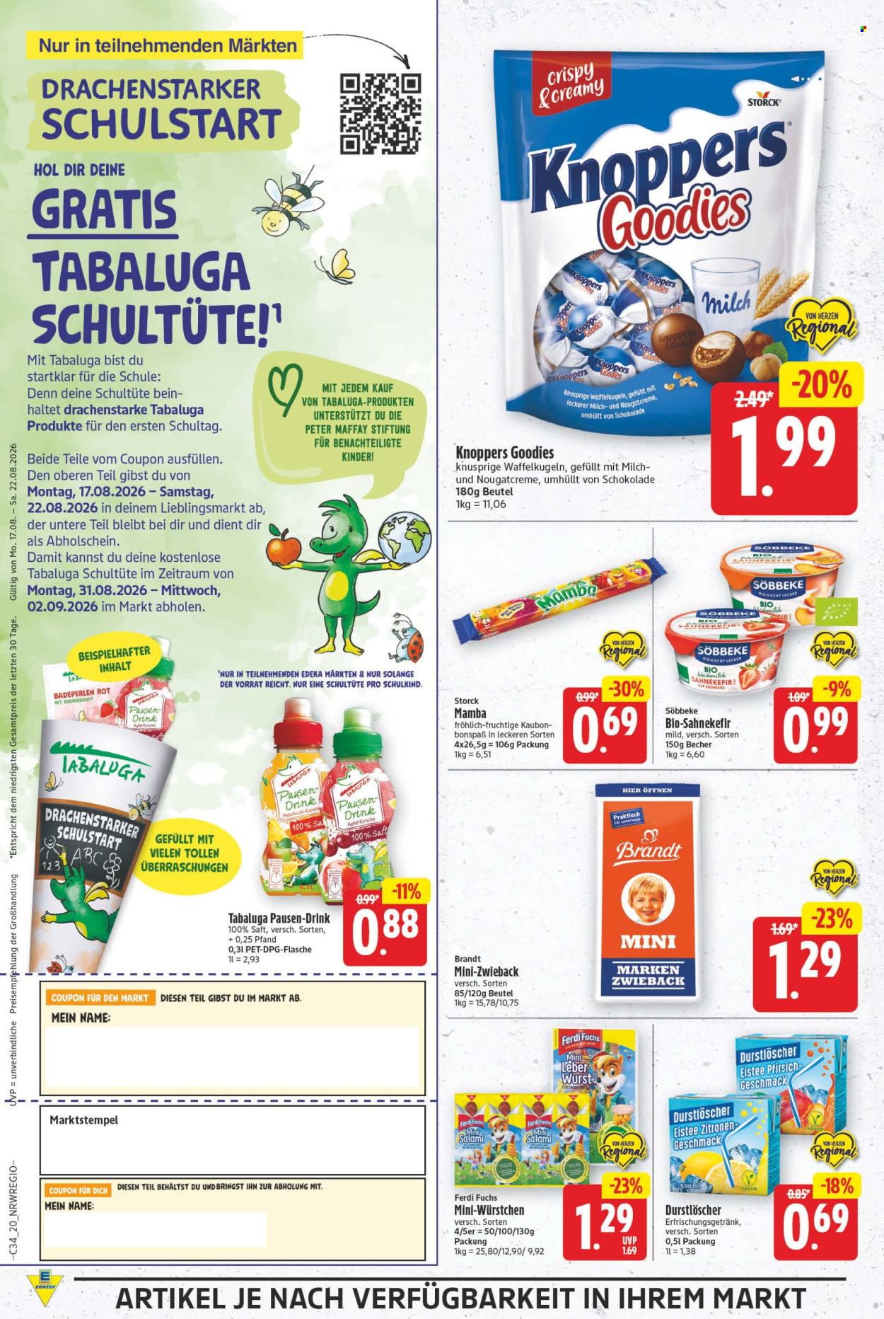E center Prospekte  - 17.8.2026 - 22.8.2026. Seite 20