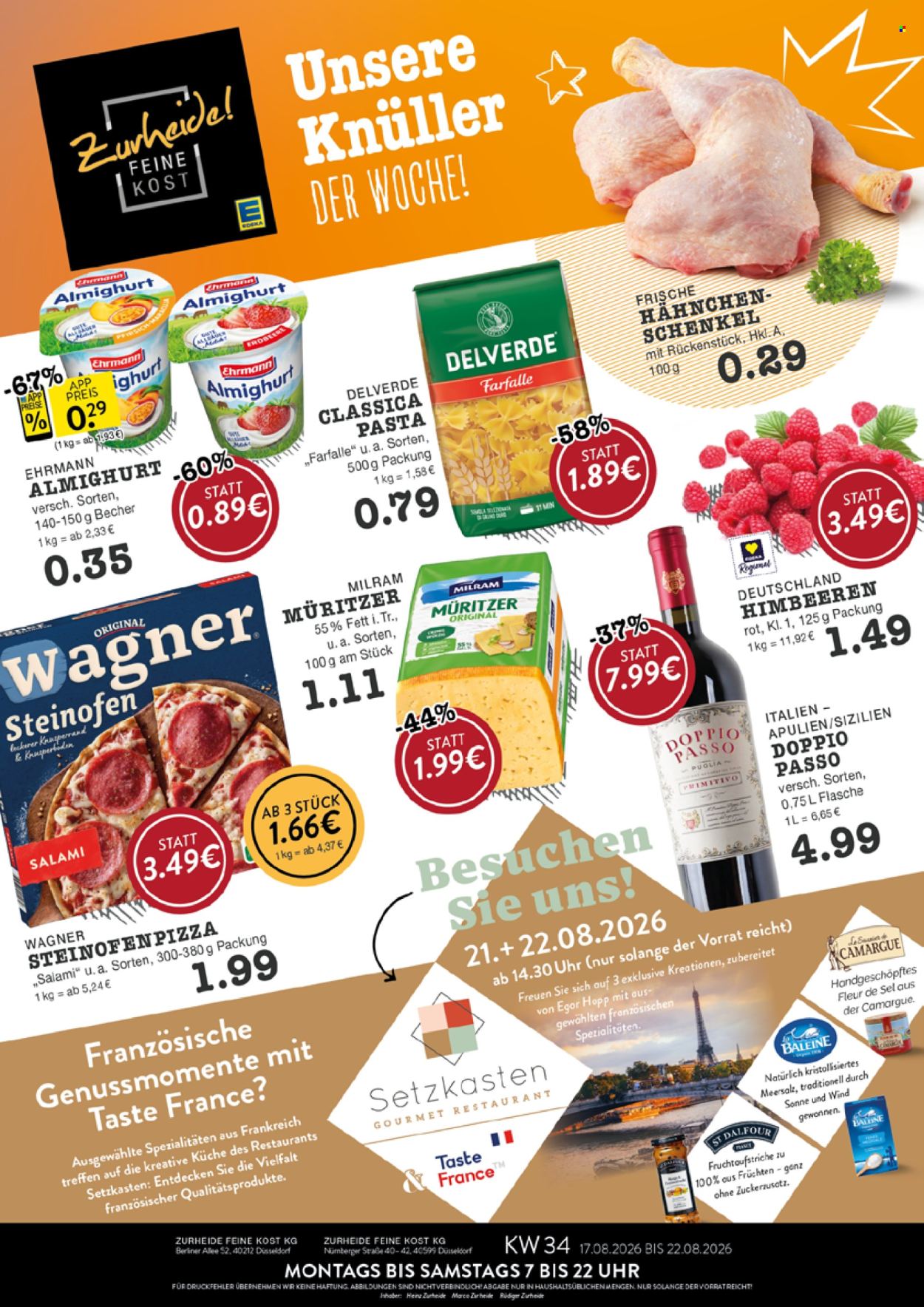 E center Prospekte  - 17.8.2026 - 22.8.2026. Seite 1