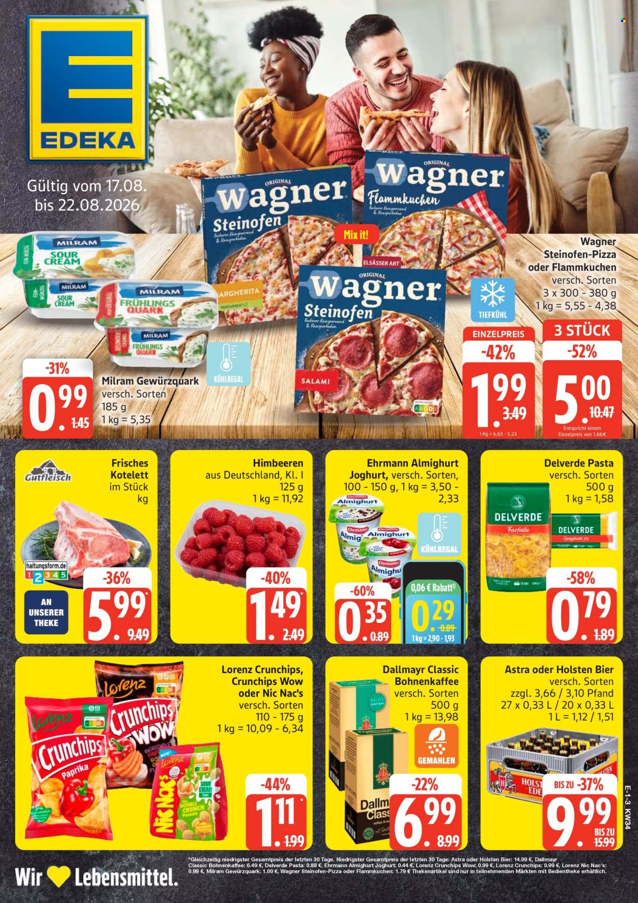 Edeka Prospekte  - 17.8.2026 - 22.8.2026. Seite 1