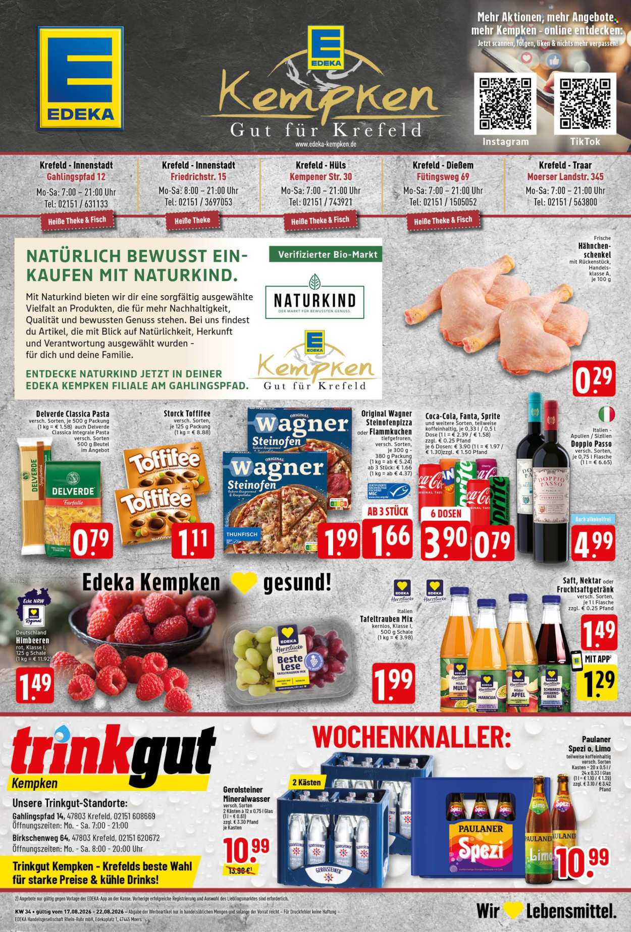 Edeka Prospekte  - 17.8.2026 - 22.8.2026. Seite 1