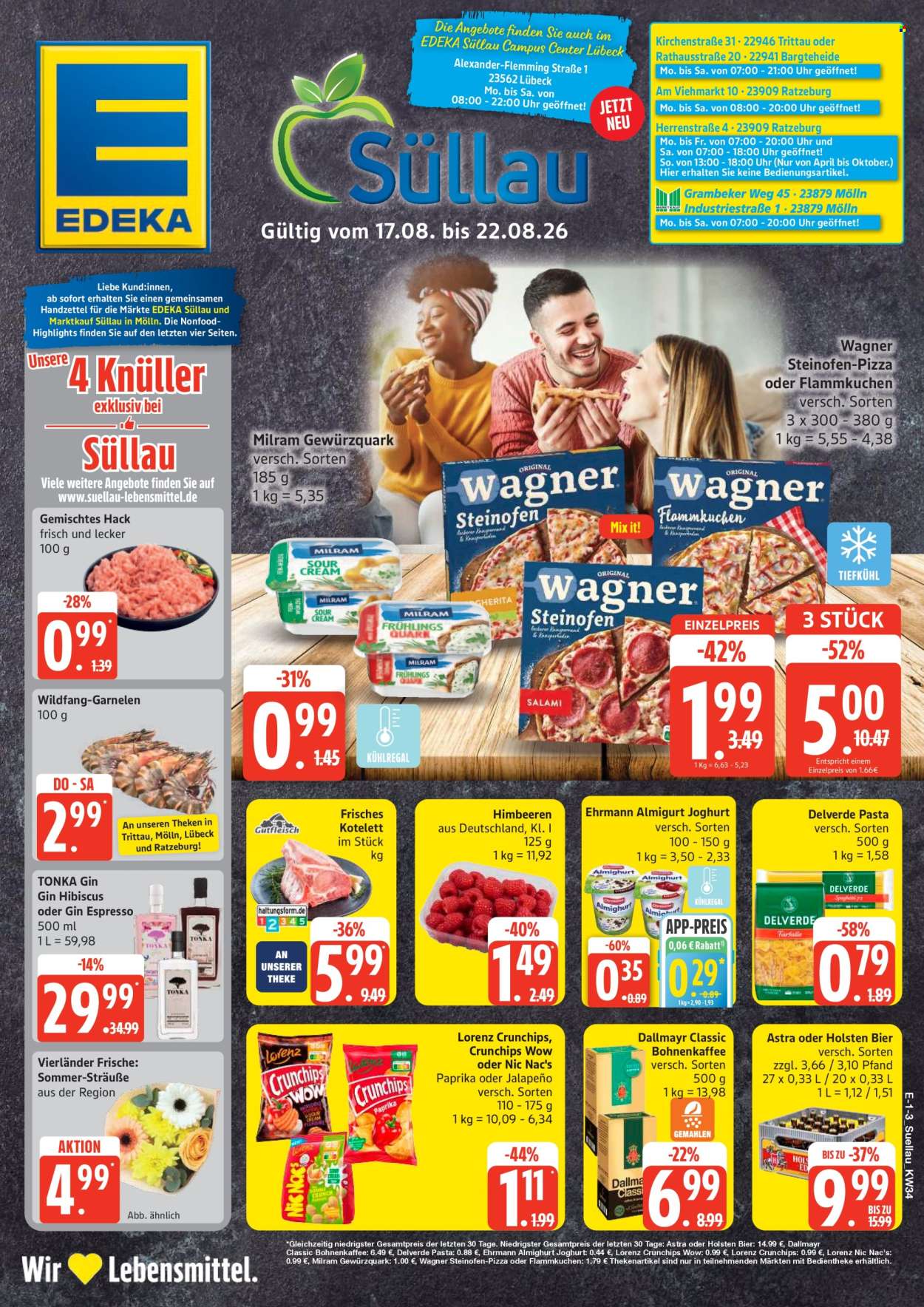 Edeka Prospekte  - 17.8.2026 - 22.8.2026. Seite 1