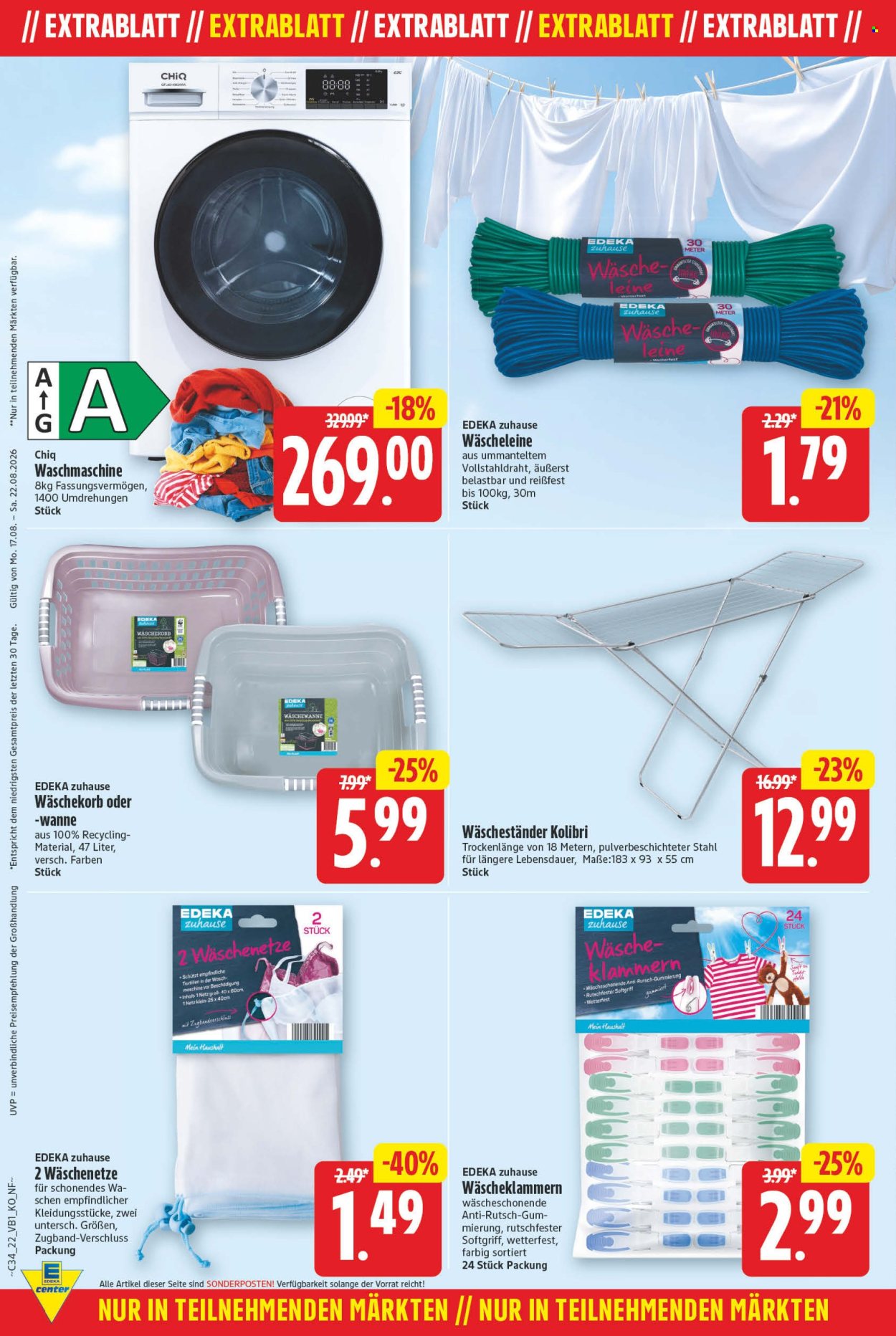 E center Prospekte  - 17.8.2026 - 22.8.2026. Seite 22
