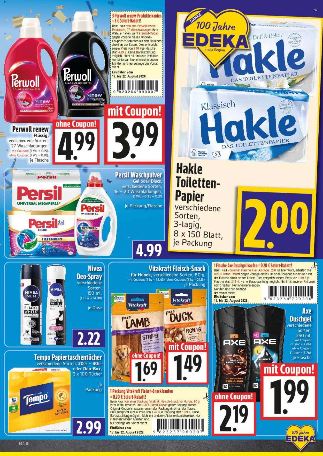 Edeka Prospekte  - 17.8.2026 - 22.8.2026. Seite 15
