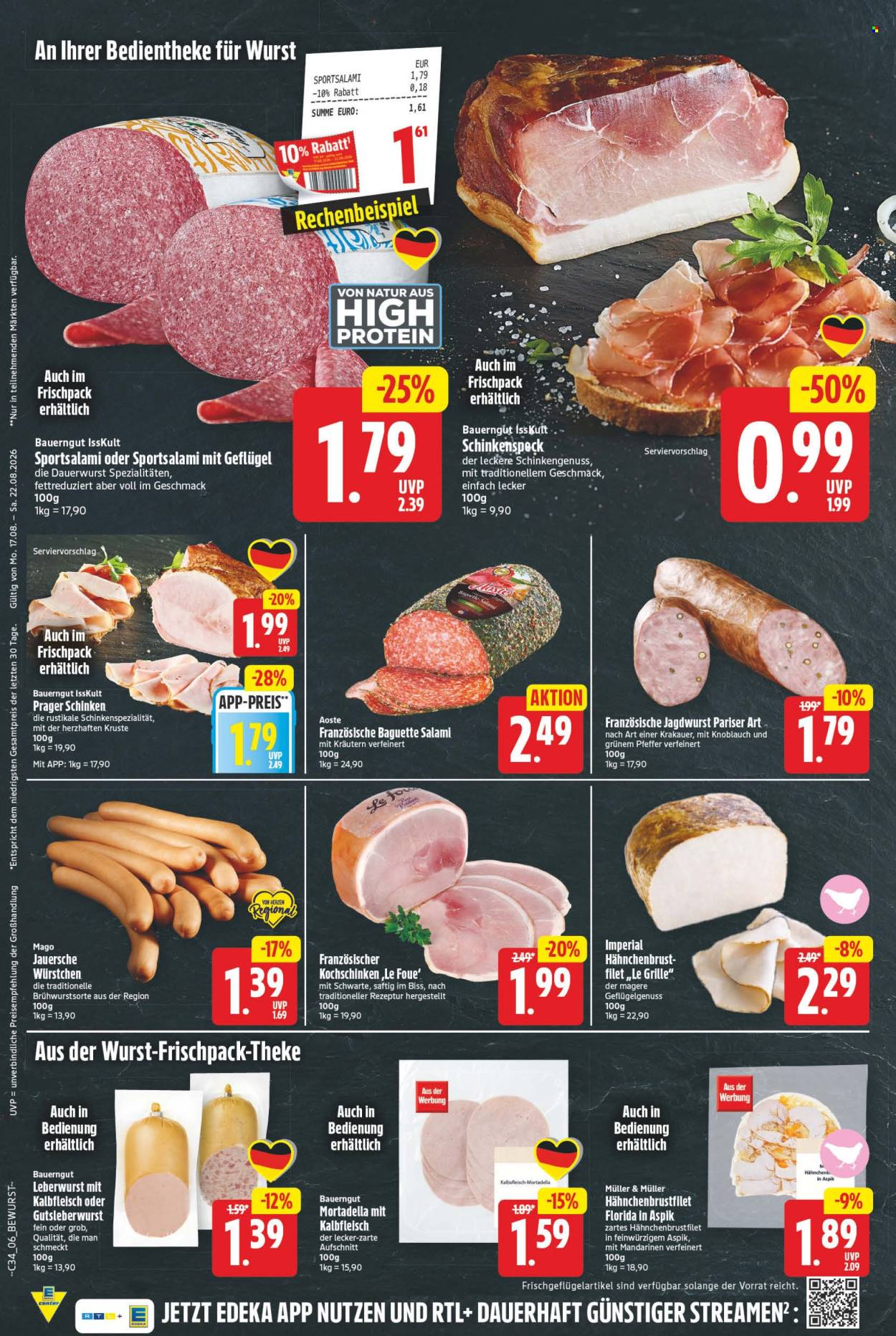 E center Prospekte  - 17.8.2026 - 22.8.2026. Seite 6