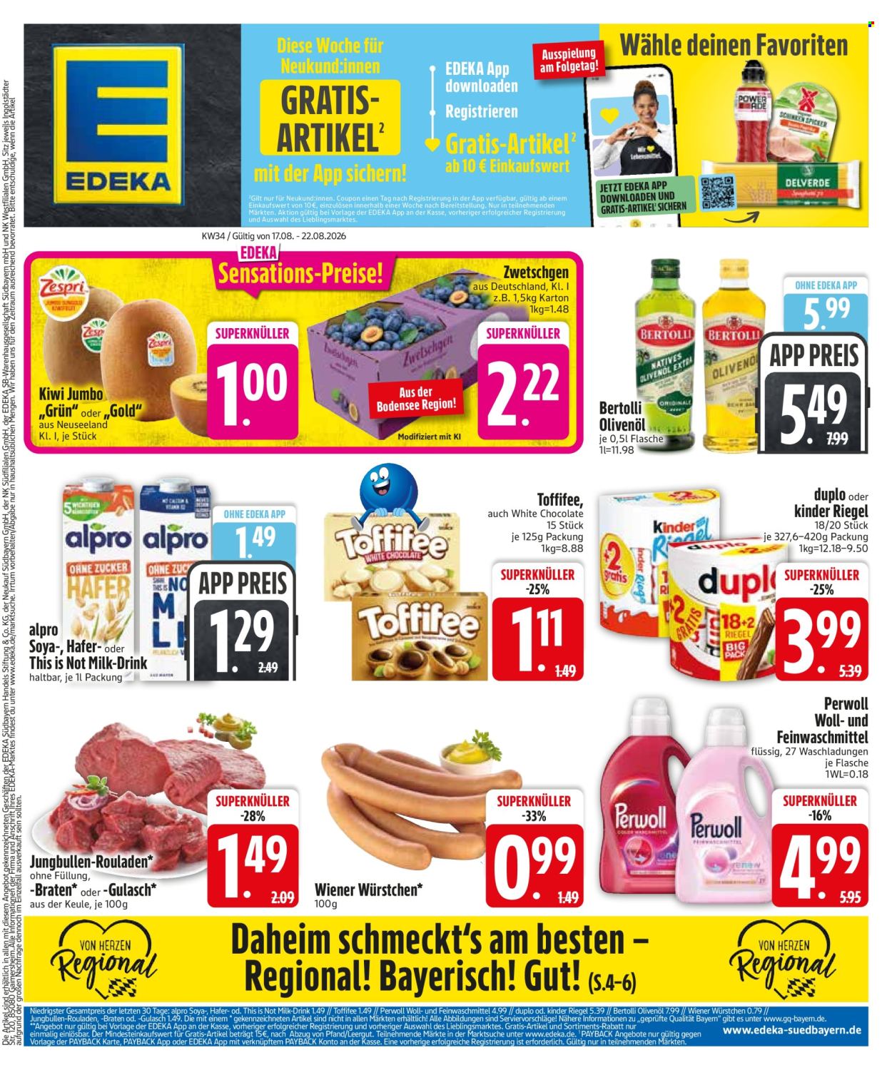 Edeka Prospekte  - 17.8.2026 - 22.8.2026. Seite 3