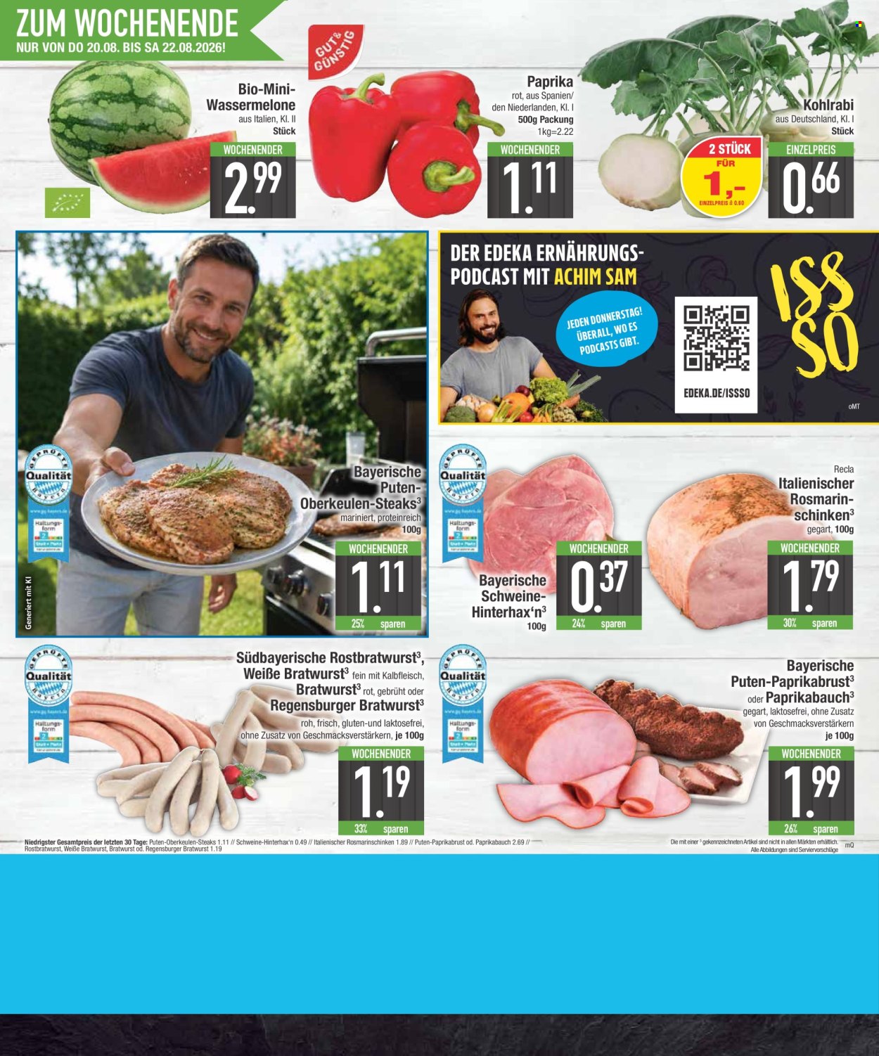Edeka Prospekte  - 17.8.2026 - 22.8.2026. Seite 26