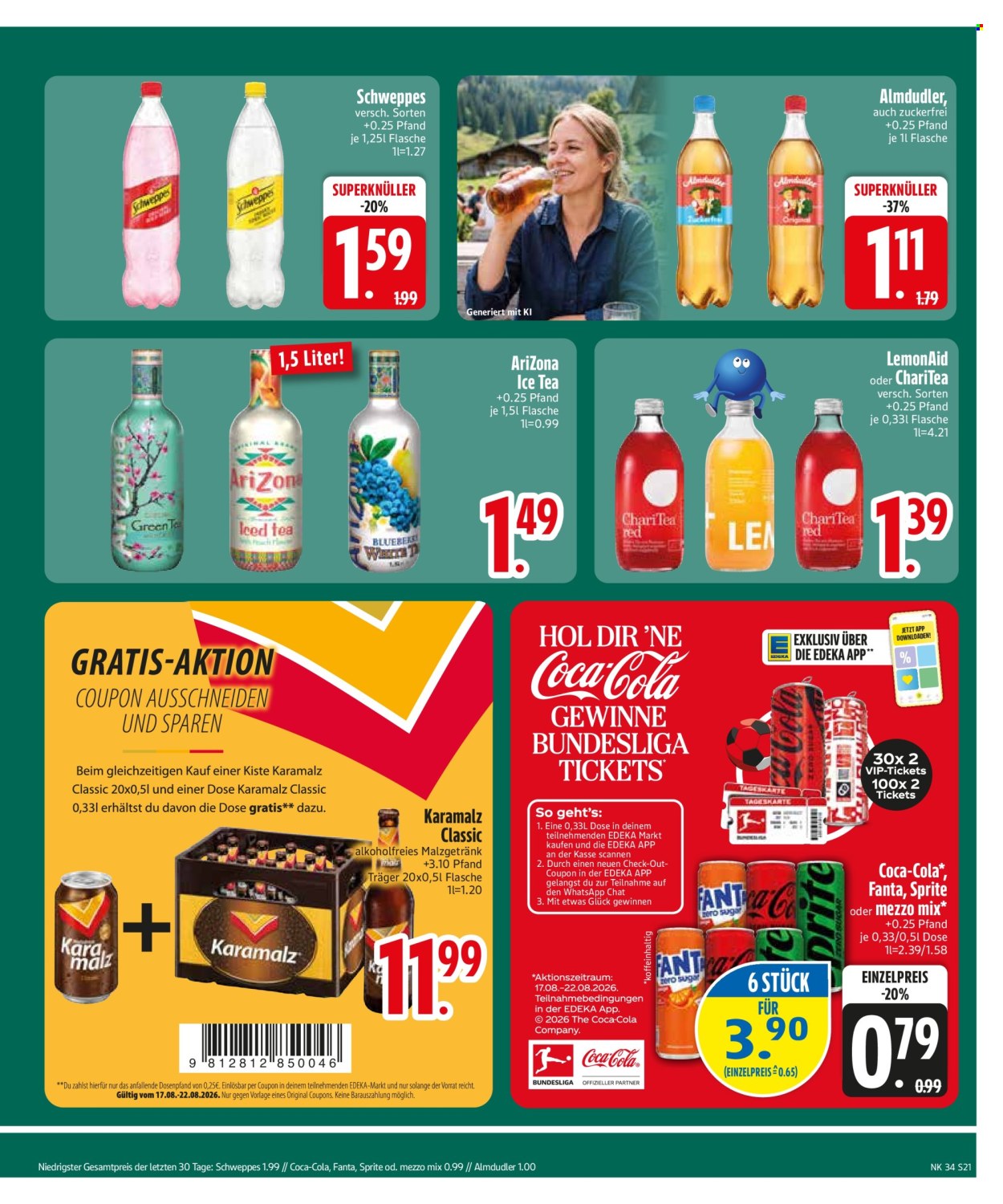 Edeka Prospekte  - 17.8.2026 - 22.8.2026. Seite 23