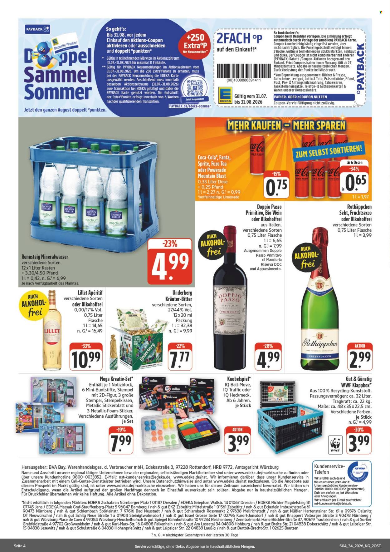 Edeka Prospekte  - 17.8.2026 - 22.8.2026. Seite 4