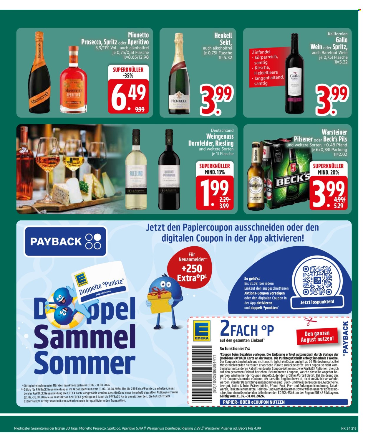 Edeka Prospekte  - 17.8.2026 - 22.8.2026. Seite 21