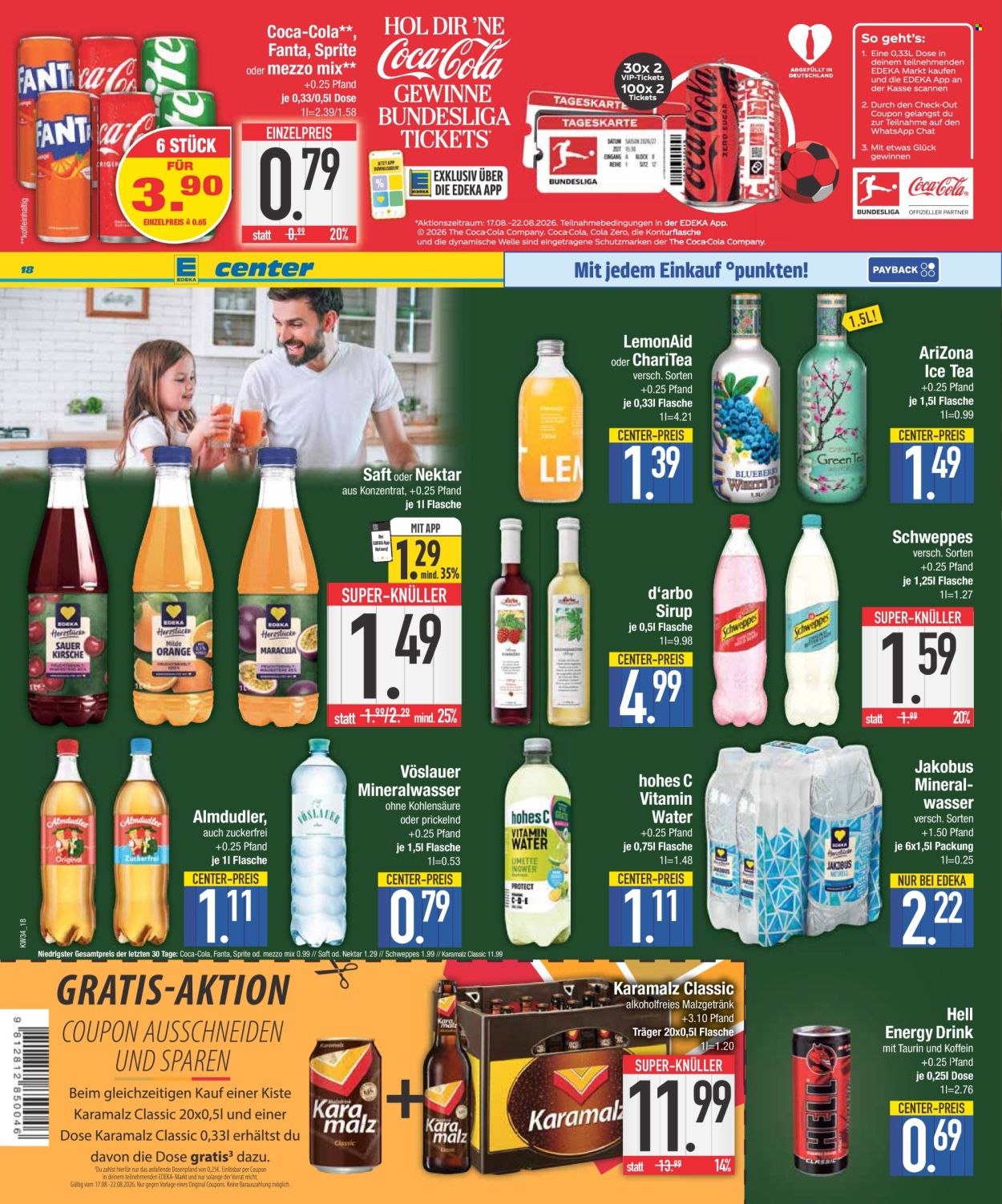 Edeka Prospekte  - 17.8.2026 - 22.8.2026. Seite 18