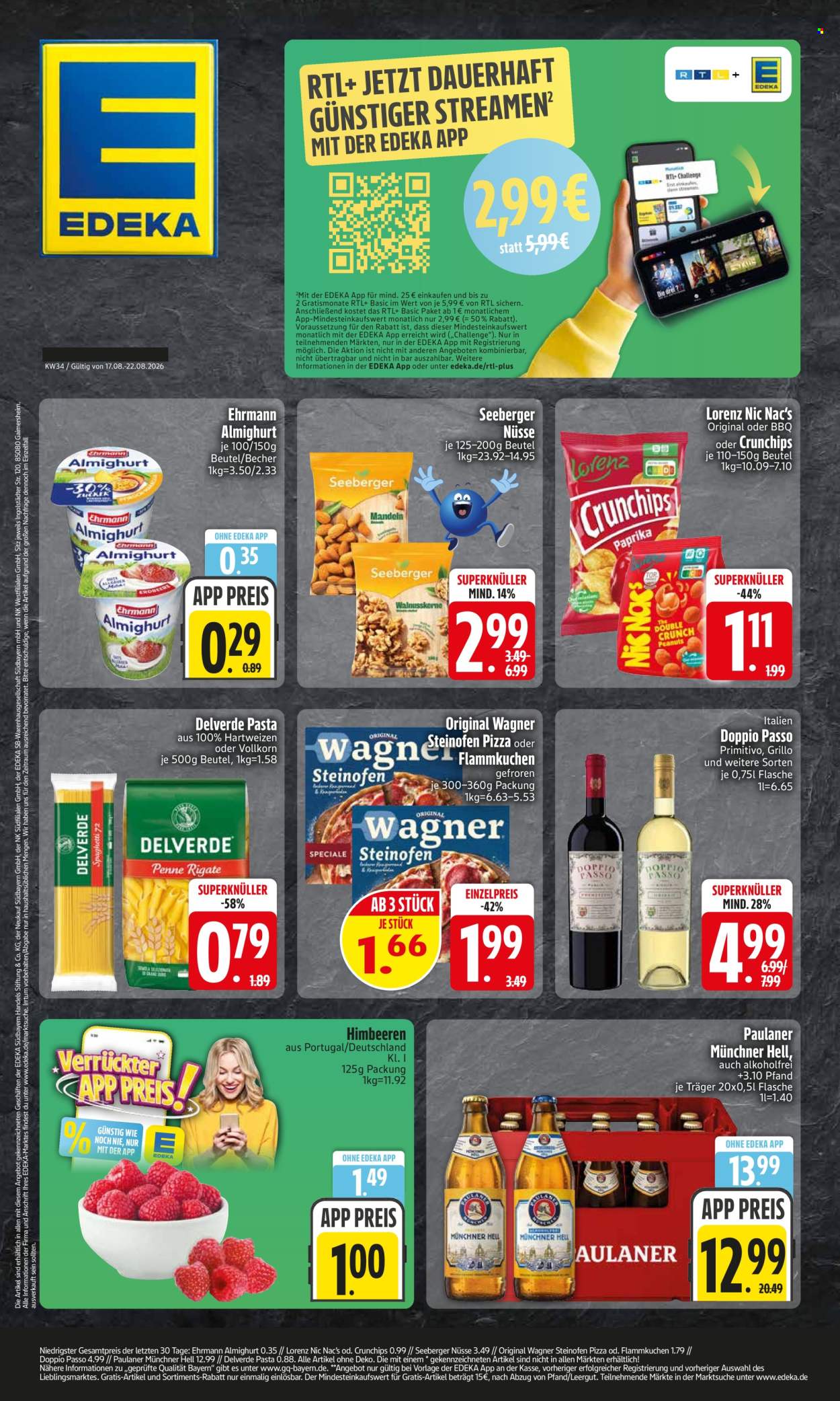 Edeka Prospekte  - 17.8.2026 - 22.8.2026. Seite 1