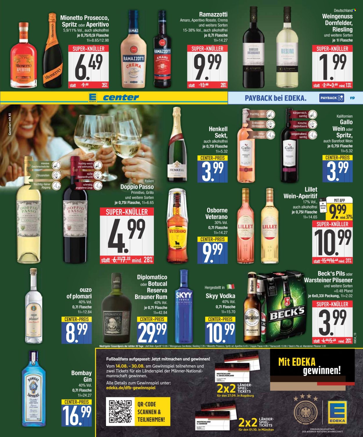 Edeka Prospekte  - 17.8.2026 - 22.8.2026. Seite 19