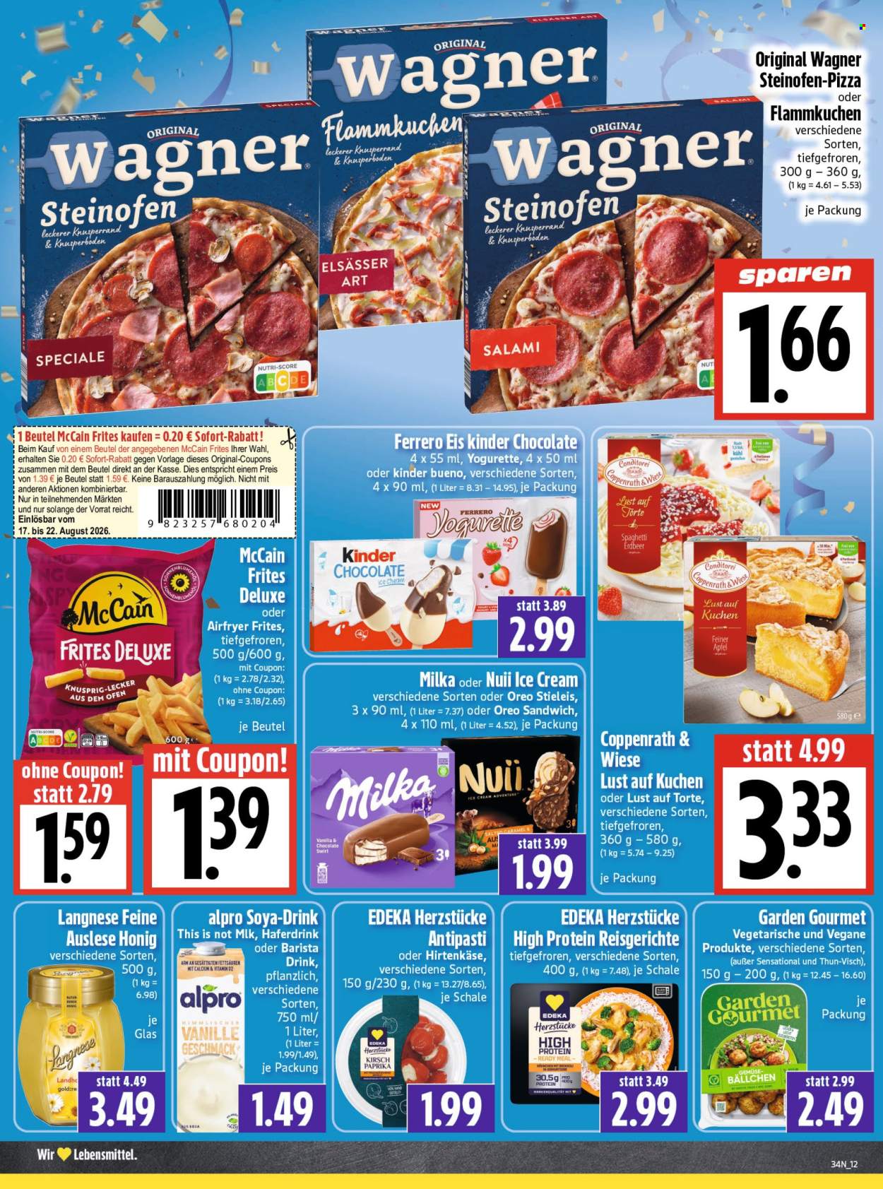 Edeka Prospekte  - 17.8.2026 - 22.8.2026. Seite 14