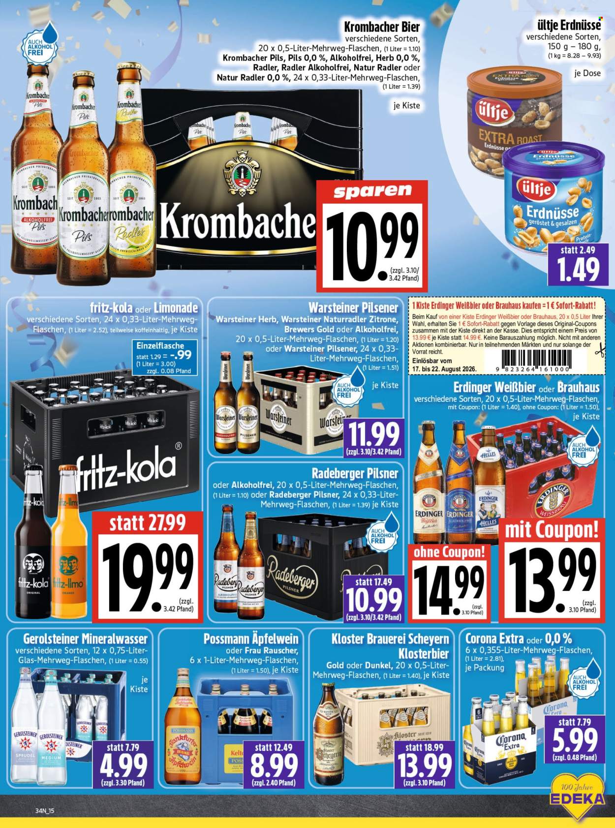 Edeka Prospekte  - 17.8.2026 - 22.8.2026. Seite 17