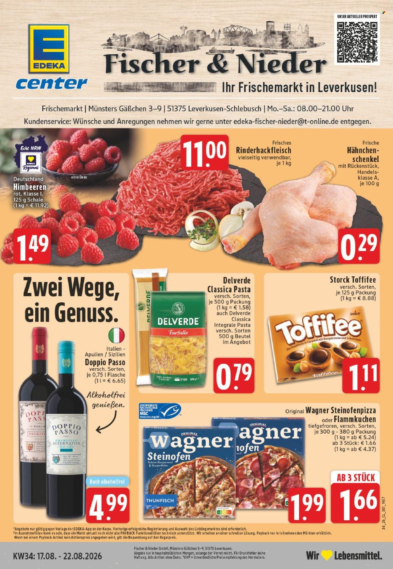 Edeka Prospekte  - 17.8.2026 - 22.8.2026. Seite 1