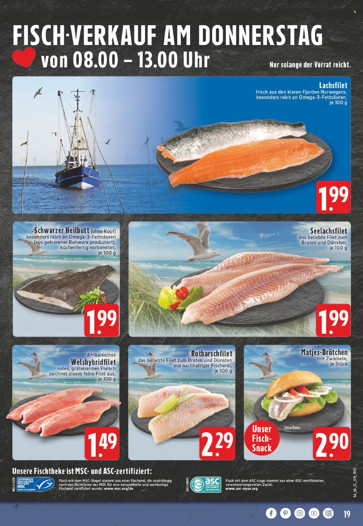 Edeka Prospekte  - 17.8.2026 - 22.8.2026. Seite 19