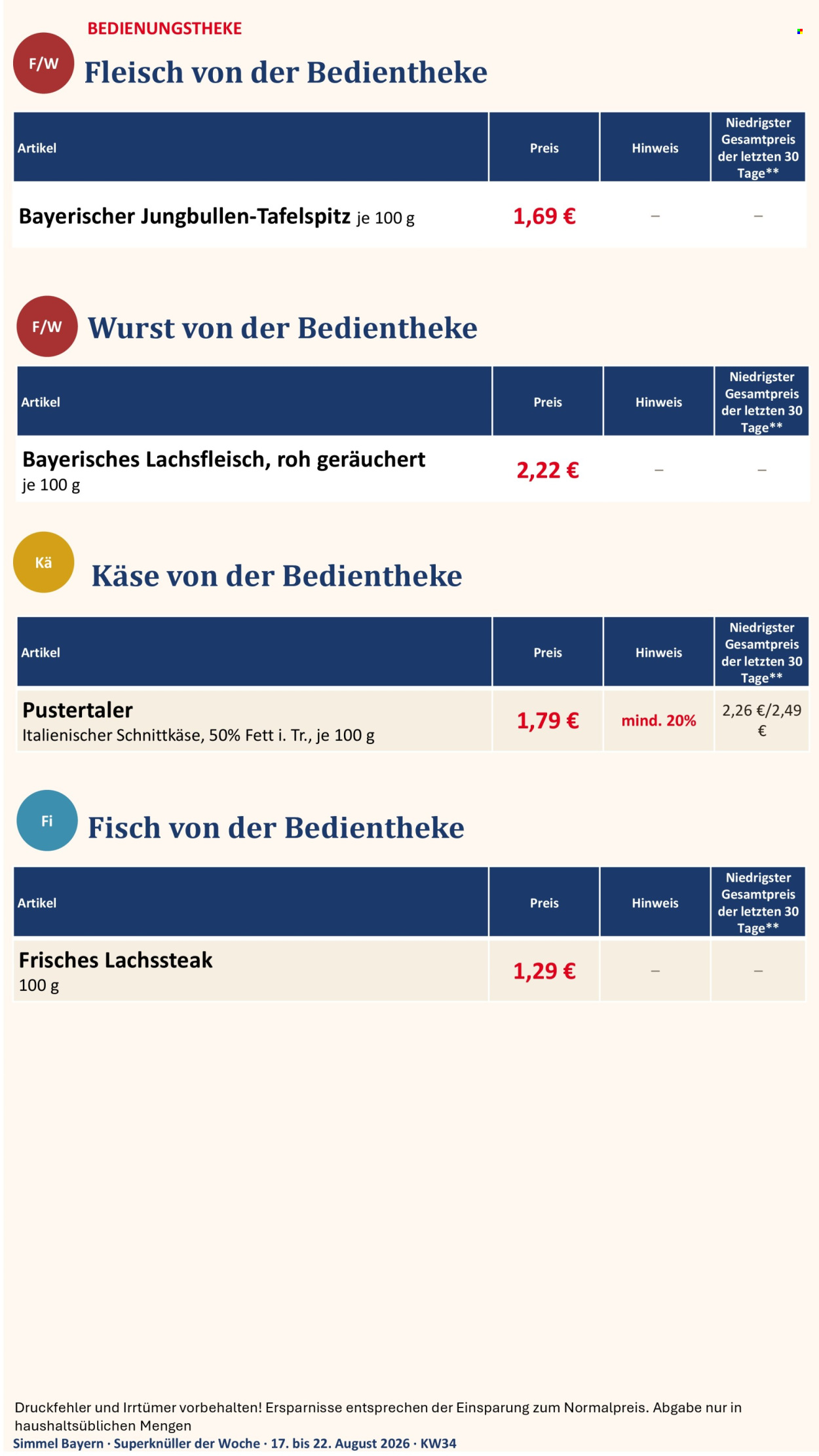 Edeka Prospekte  - 17.8.2026 - 22.8.2026. Seite 2