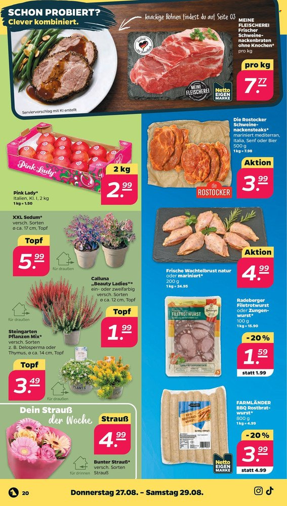Netto Prospekte  - 24.8.2026 - 30.8.2026. Seite 24
