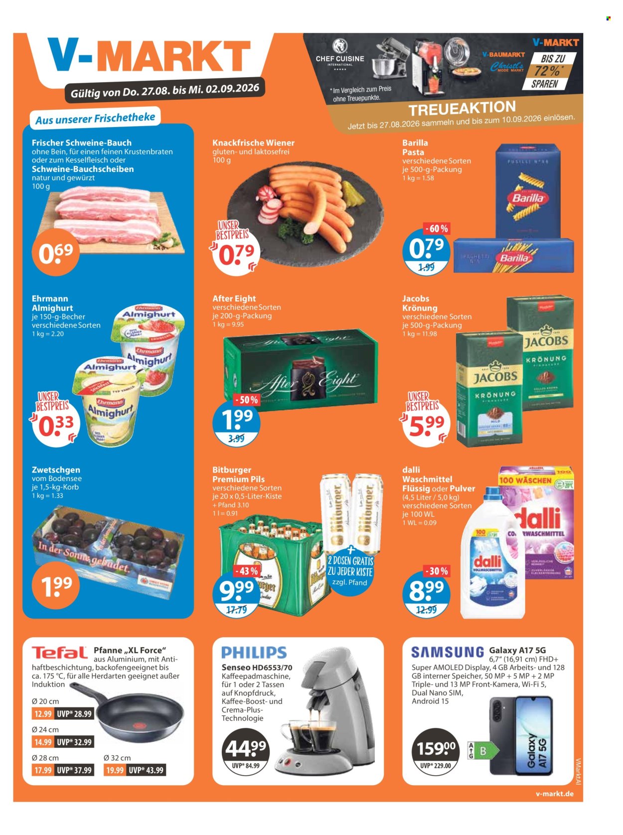 V-Markt Prospekte  - 27.8.2026 - 2.9.2026. Seite 1