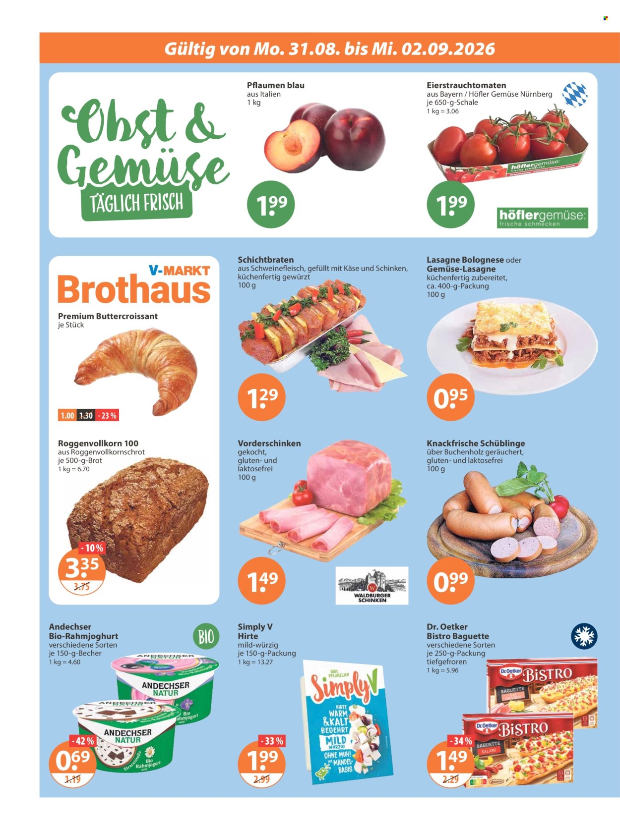 V-Markt Prospekte  - 27.8.2026 - 2.9.2026. Seite 20
