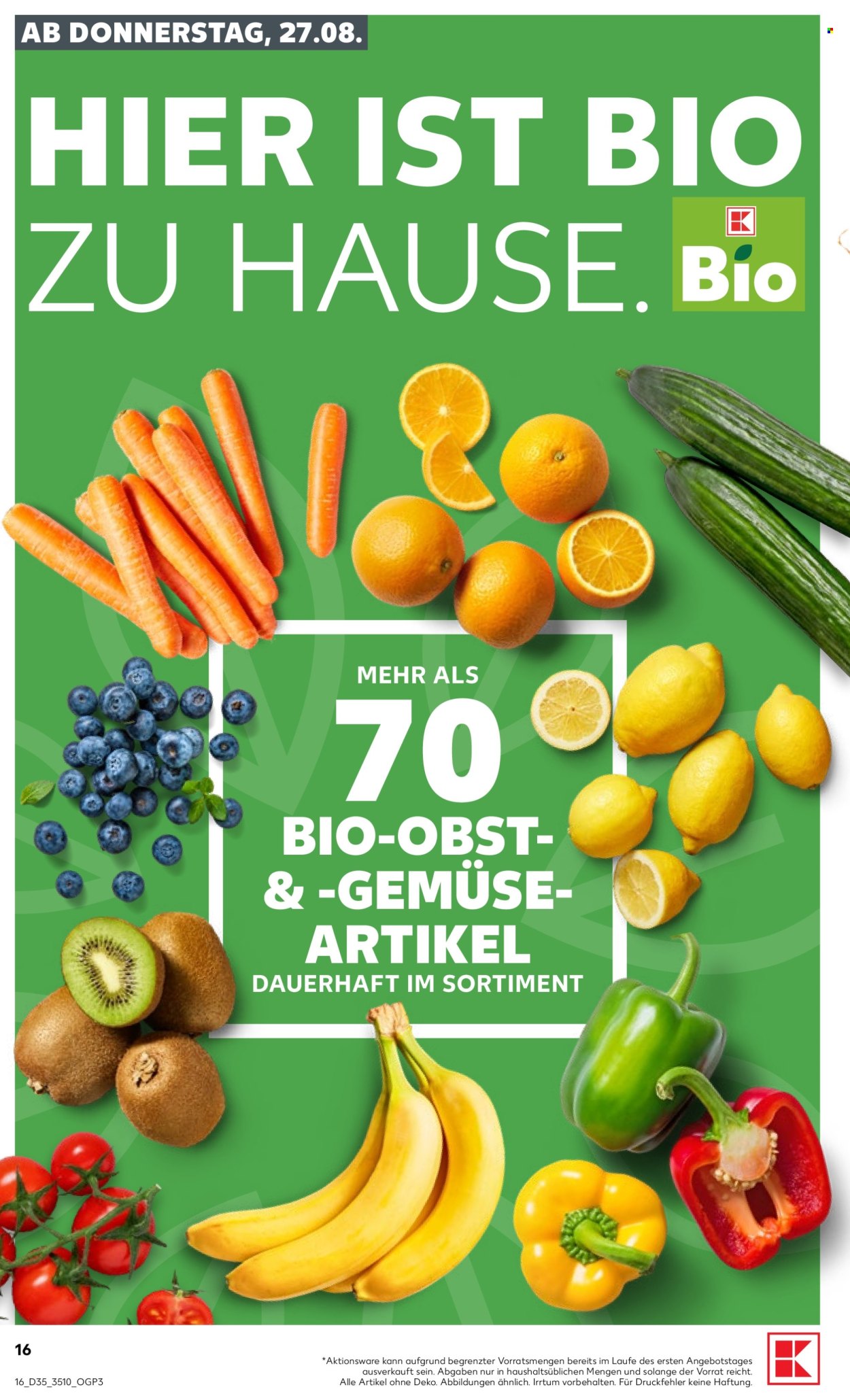 Kaufland Prospekte  - 27.8.2026 - 2.9.2026. Seite 16