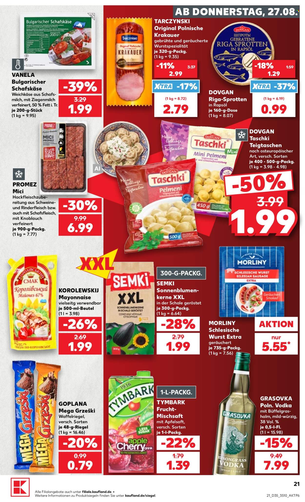 Kaufland Prospekte  - 27.8.2026 - 2.9.2026. Seite 21