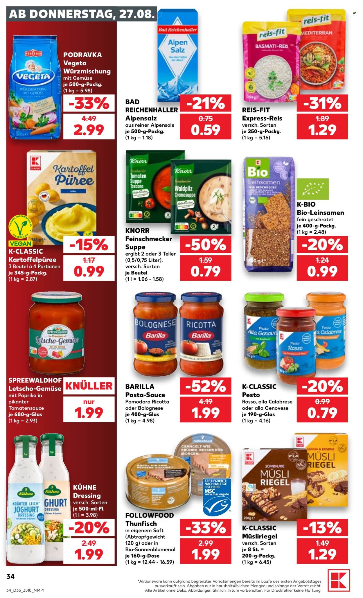 Kaufland Prospekte  - 27.8.2026 - 2.9.2026. Seite 34