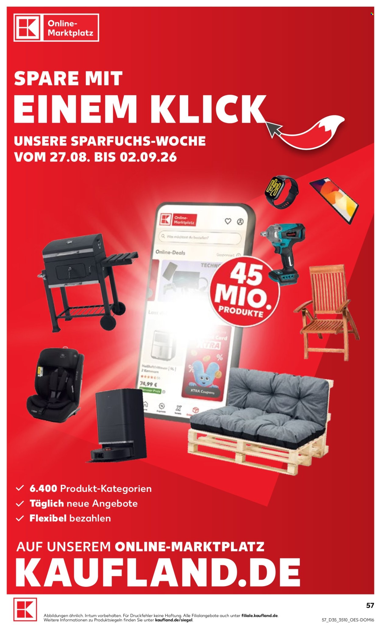 Kaufland Prospekte  - 27.8.2026 - 2.9.2026. Seite 57