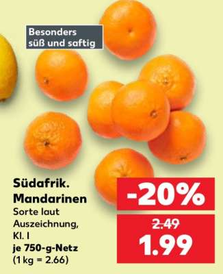 Südafrik. Mandarinen